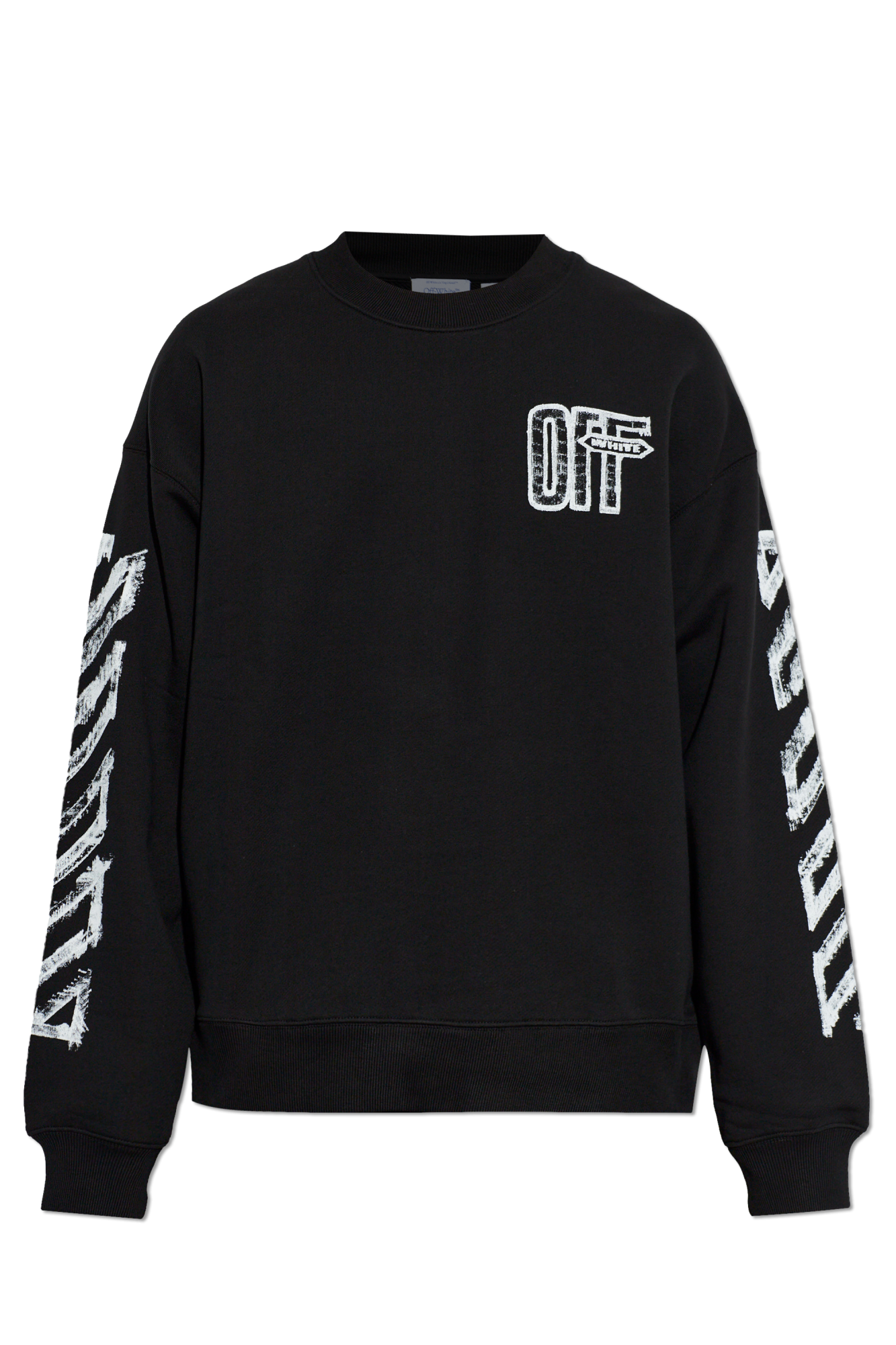 Off-White Bluza Z Nadrukowanym Logo, Mężczyźni, Czarny