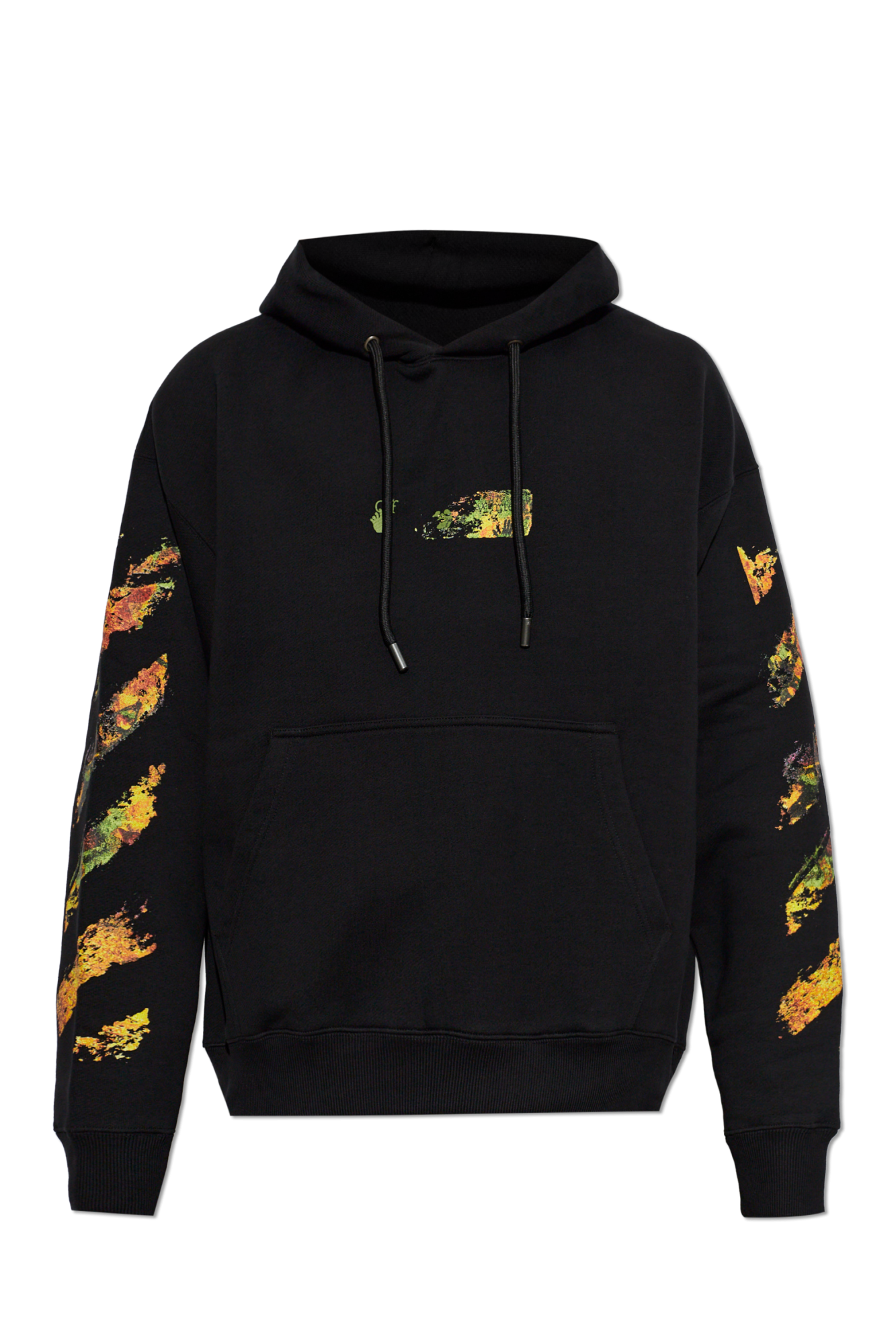Off-White Bluza Z Kapturem, Mężczyźni, Czarny