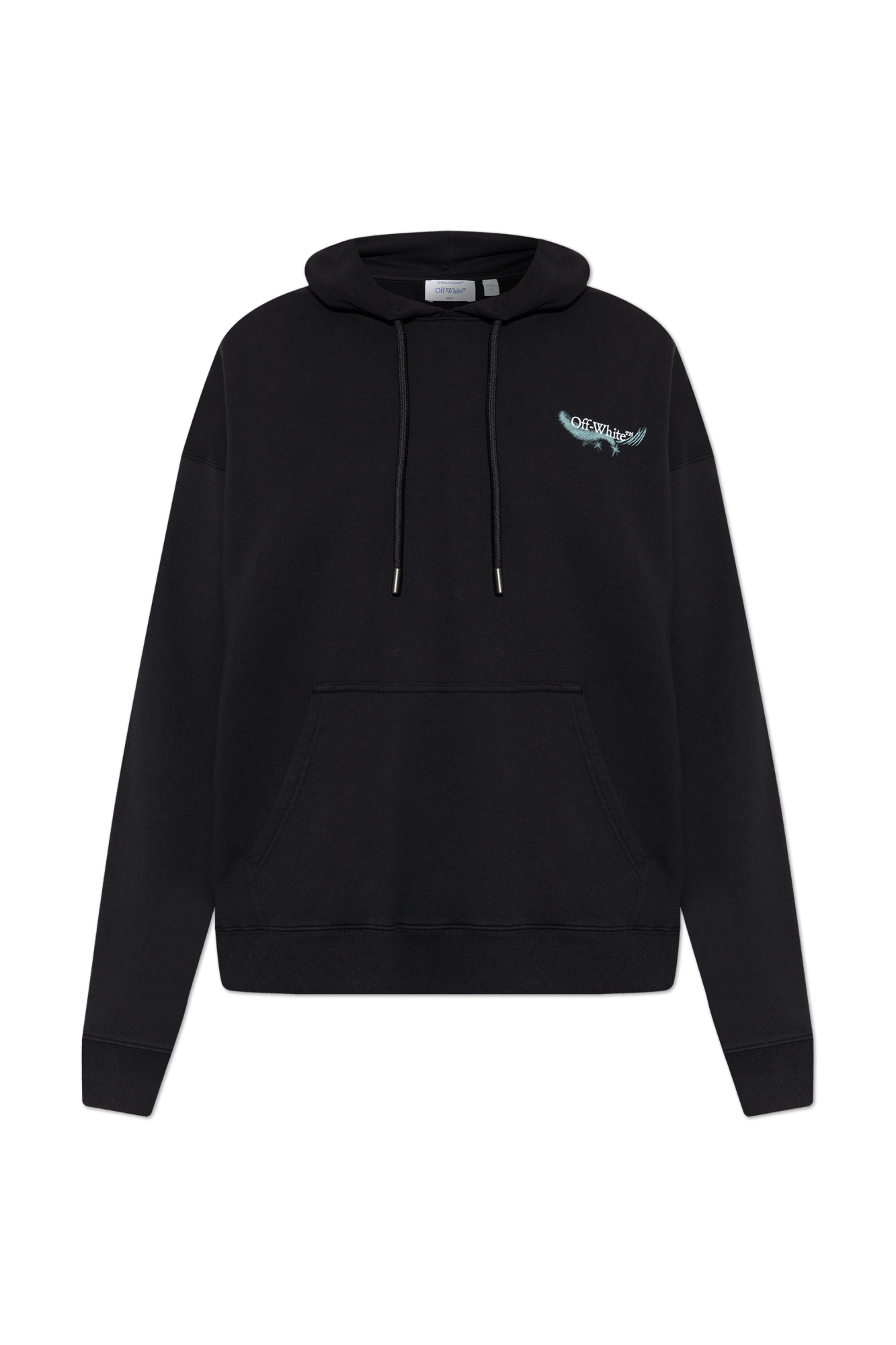 Off-White Bluza Z Nadrukowanym Logo, Mężczyźni, Czarny