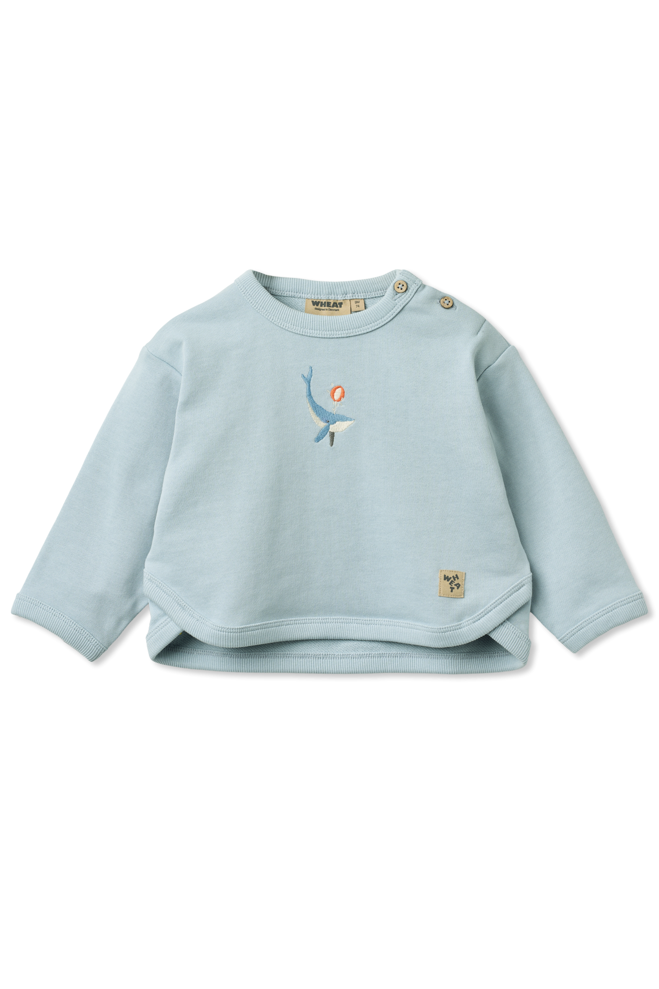 Wheat Bluza `Emery`, Unisex, Jasnoniebieski