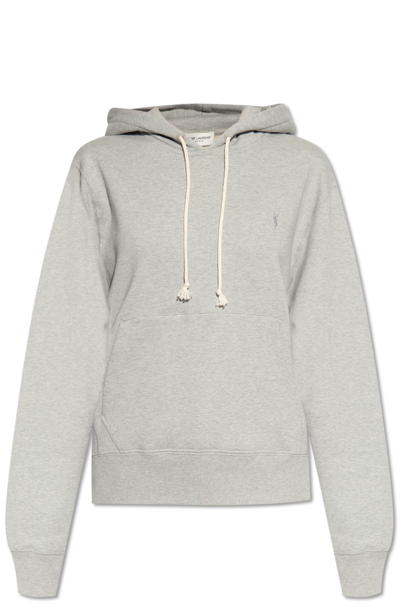 Saint Laurent Bluza Z Kapturem, Kobiety, Szary