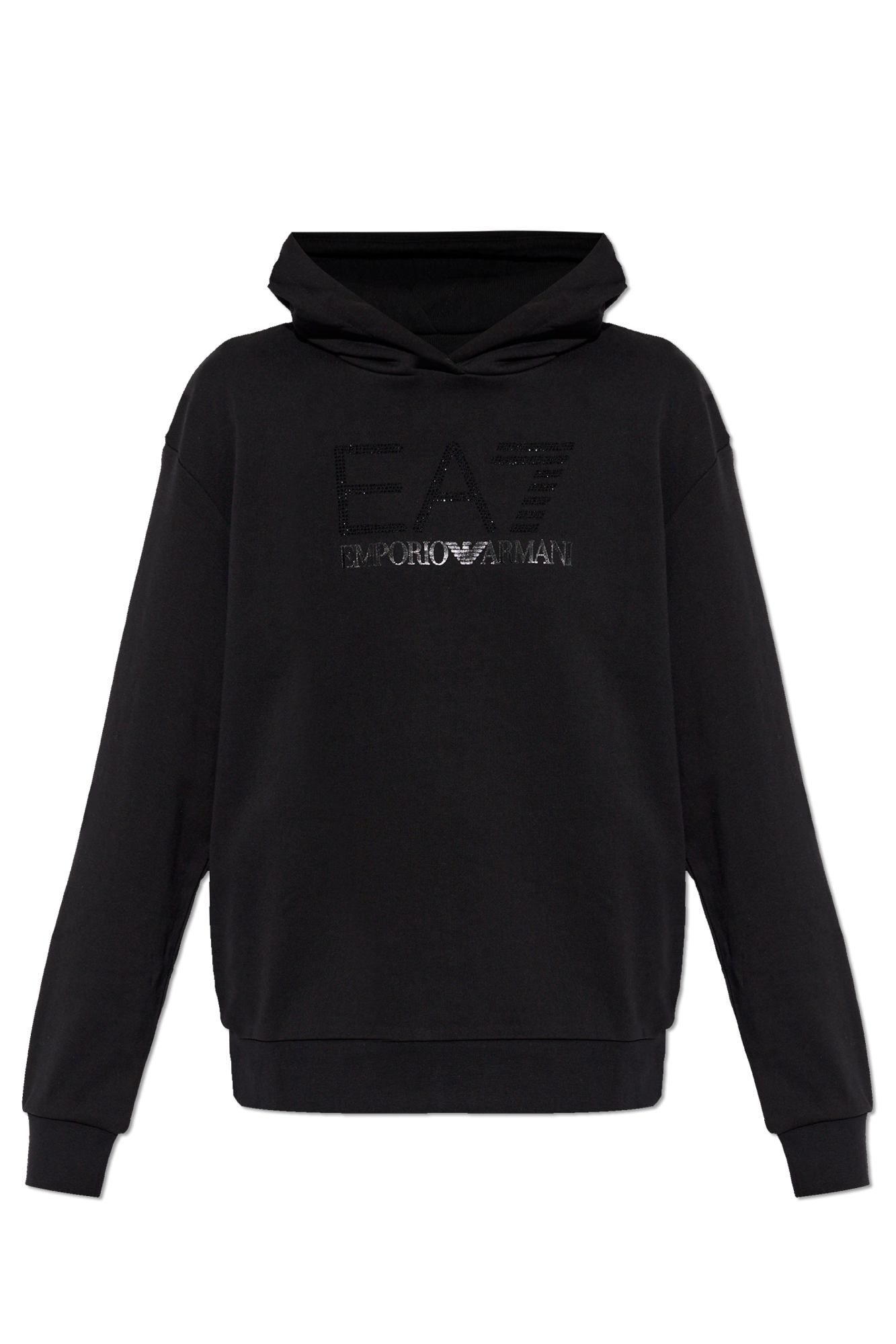 EA7 Emporio Armani Bluza Z Kolekcji `Sustainability`, Kobiety, Czarny