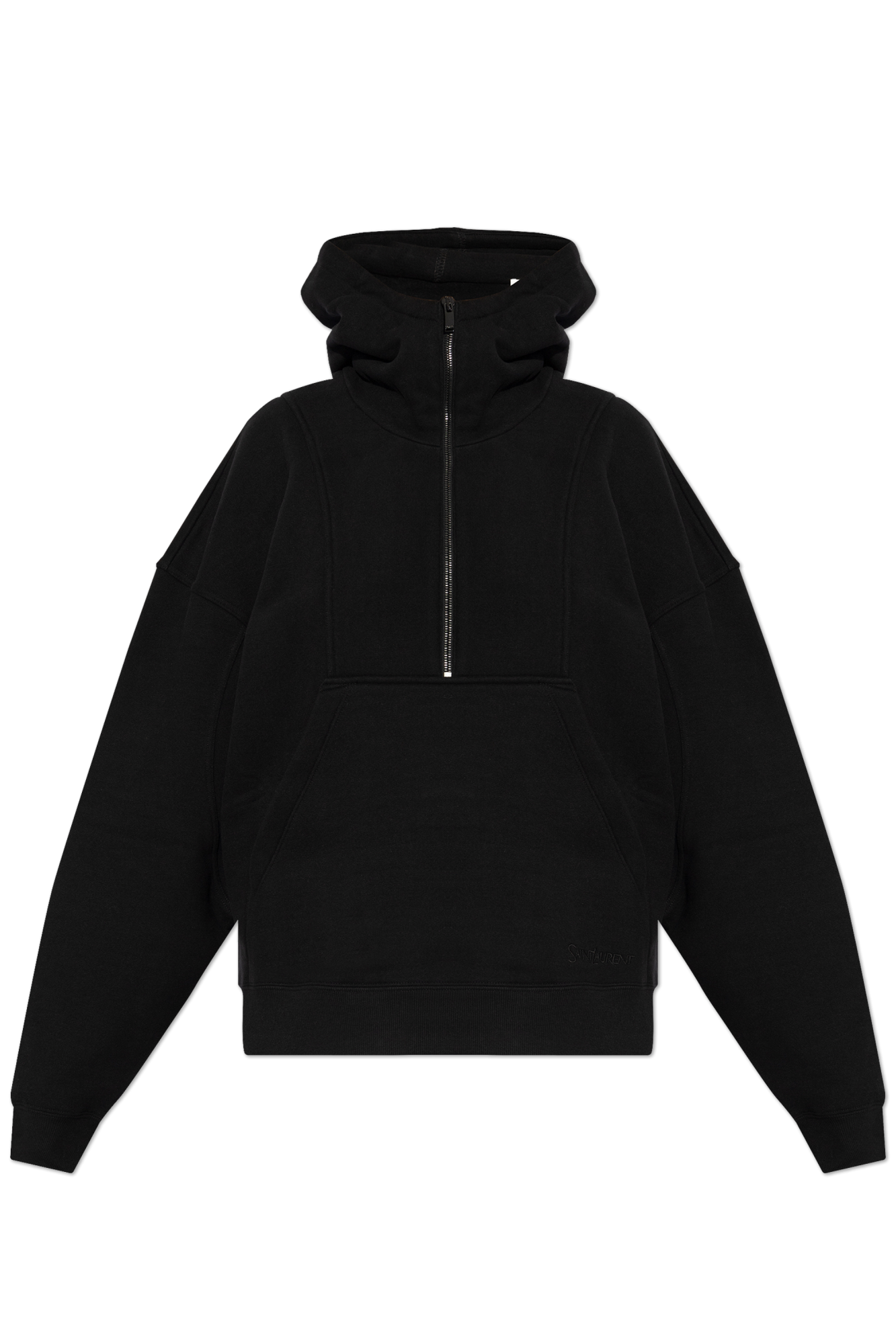 Saint Laurent Bluza Z Kapturem, Kobiety, Czarny