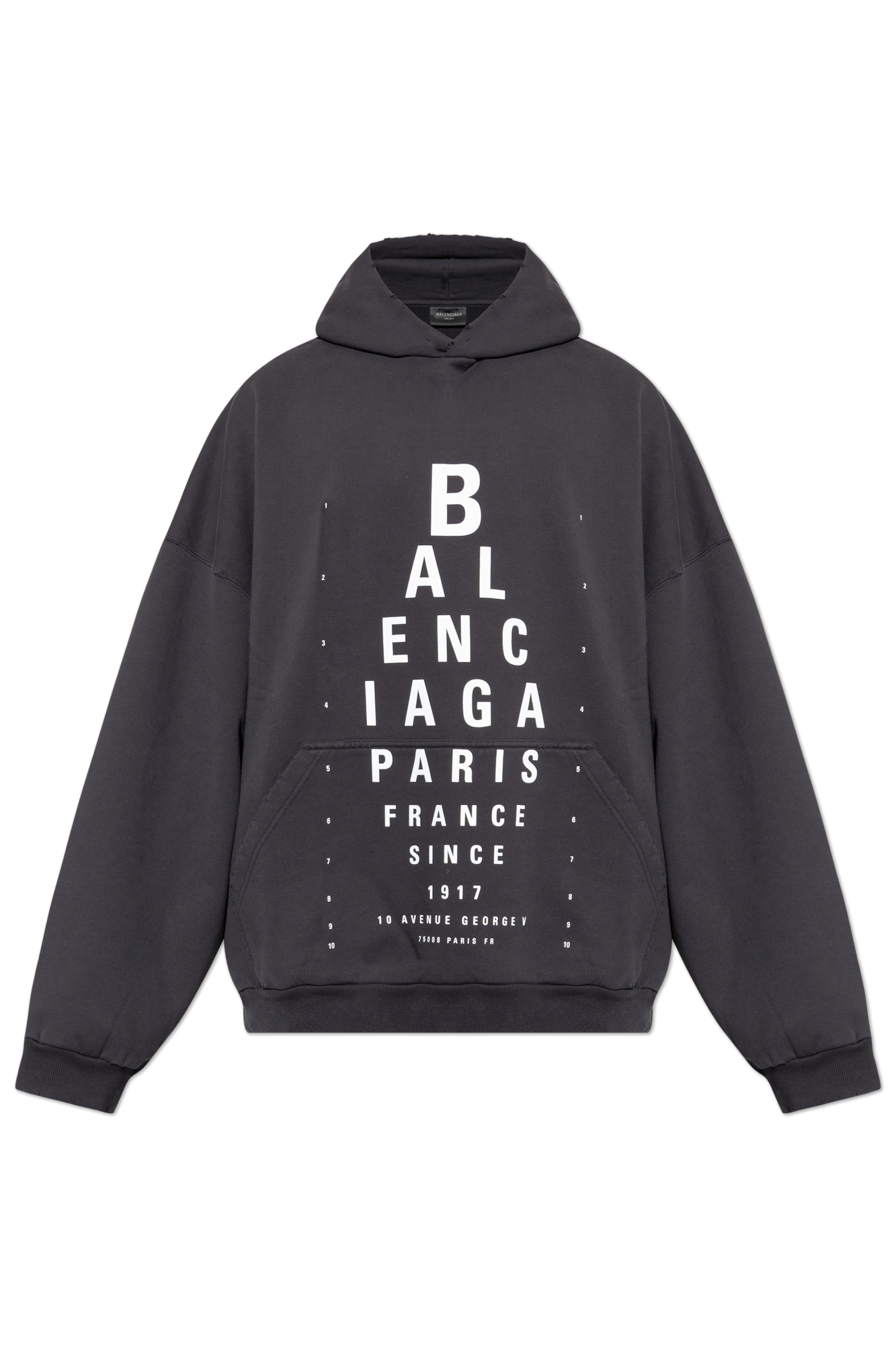 Balenciaga Bluza Z Nadrukiem, Mężczyźni, Szary