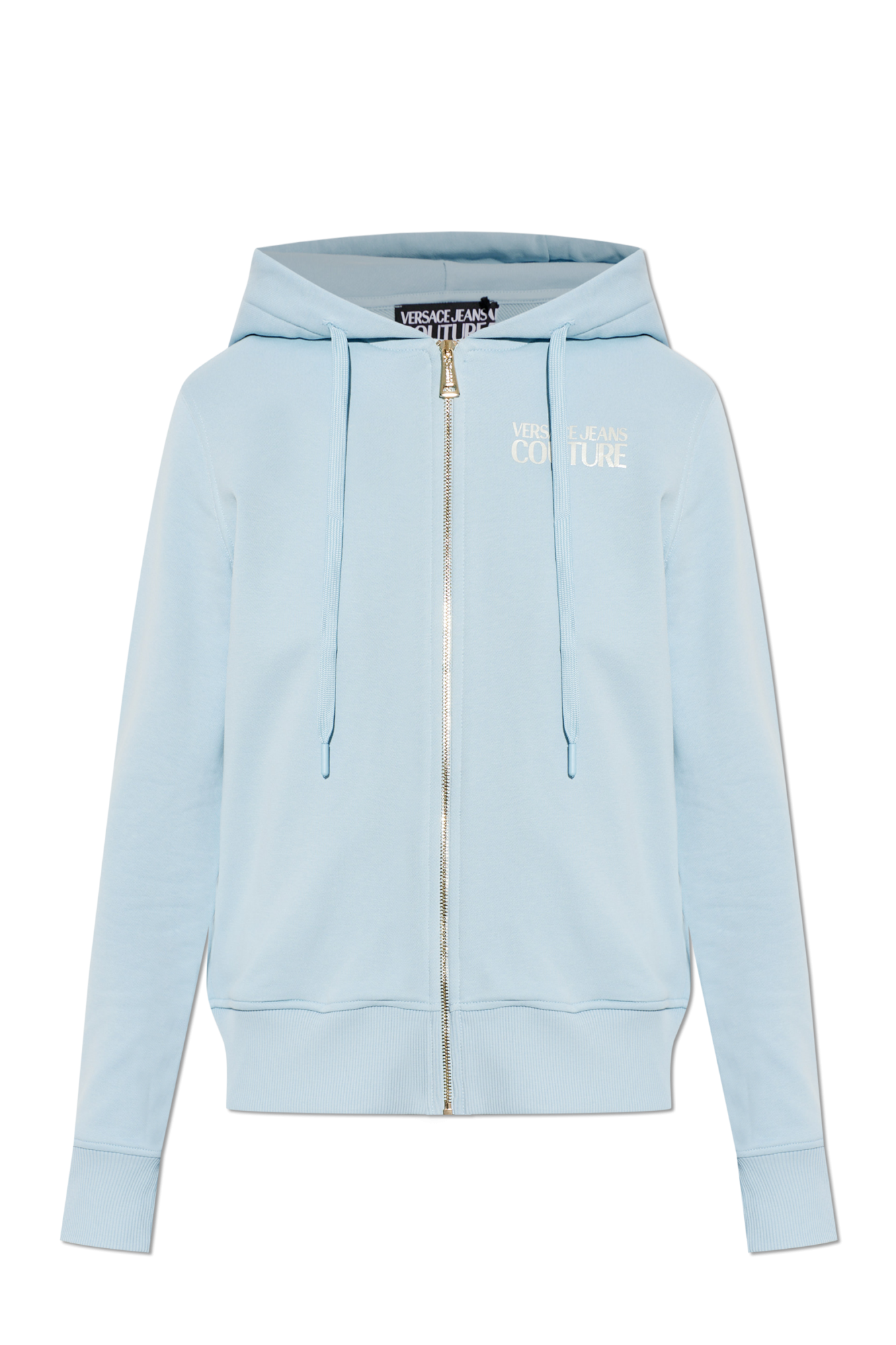 Versace Jeans Couture Bluza Z Kapturem, Kobiety, Jasnoniebieski