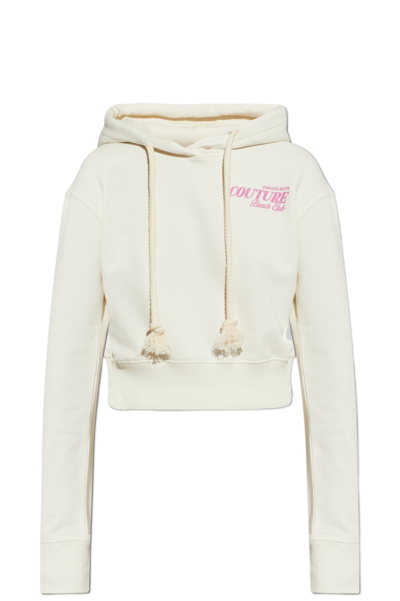 Versace Jeans Couture Bluza Z Kapturem, Kobiety, Kremowy