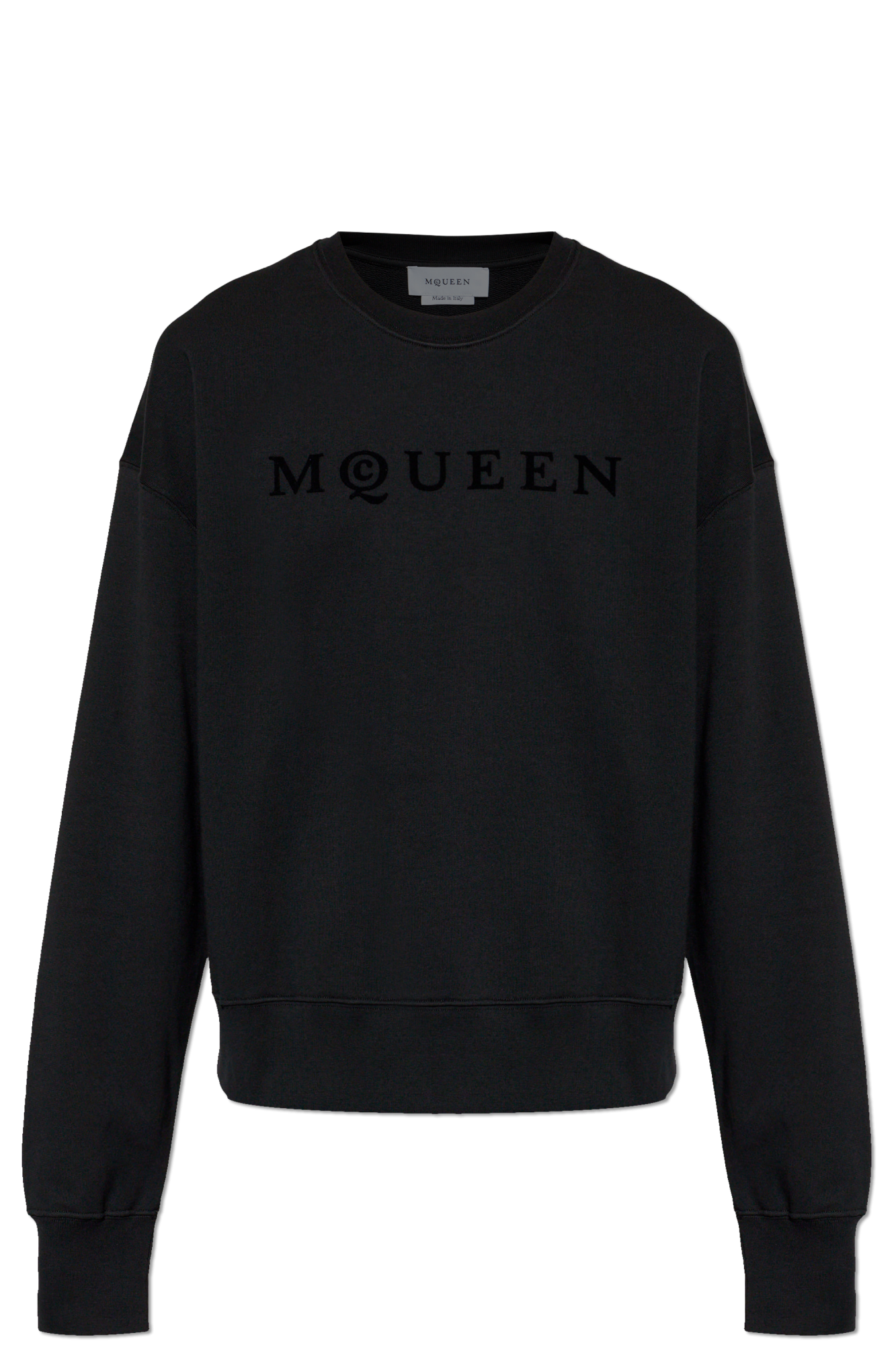 Alexander McQueen Bluza Z Logo, Mężczyźni, Czarny