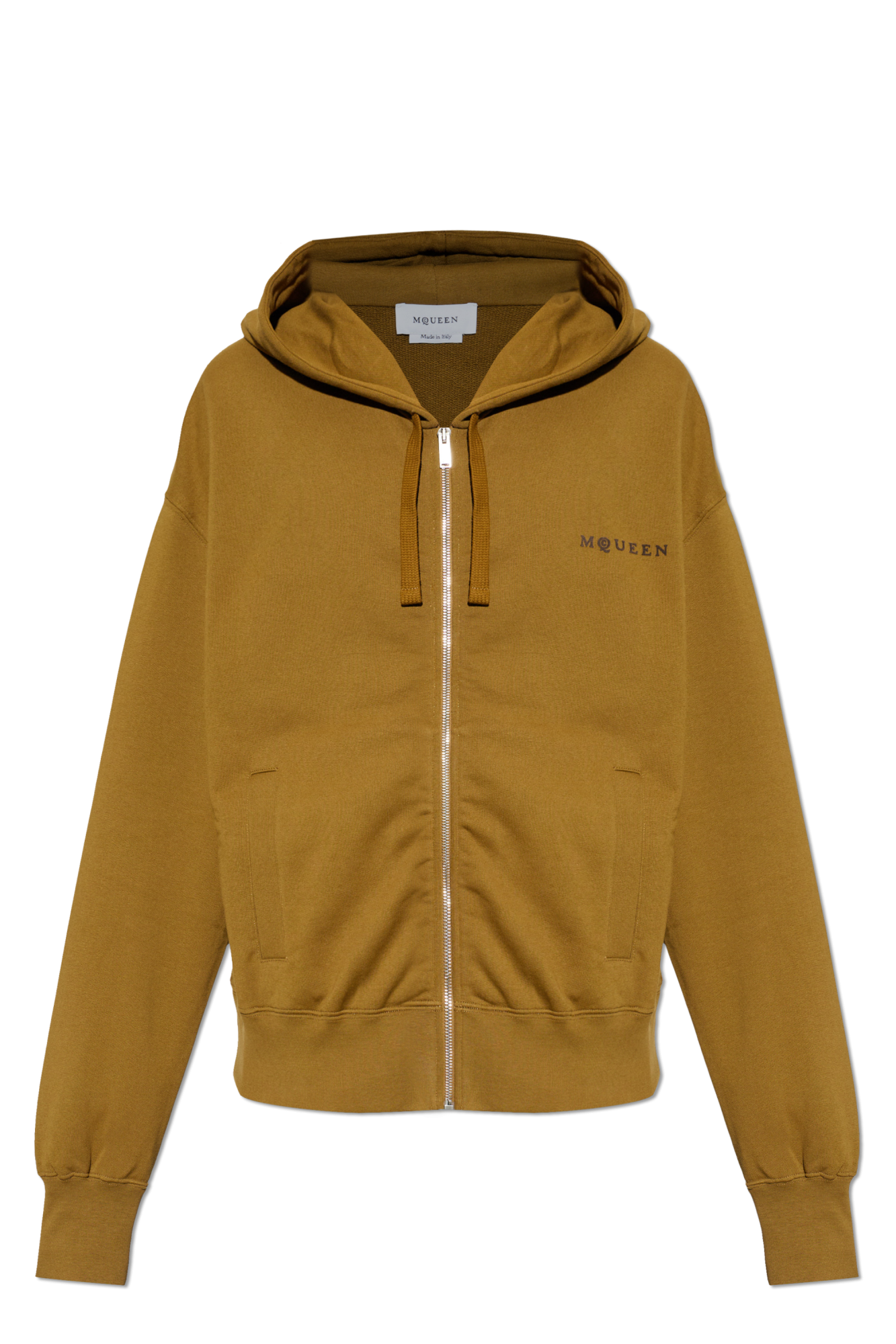 Alexander McQueen Bluza Z Logo, Mężczyźni, Brązowy