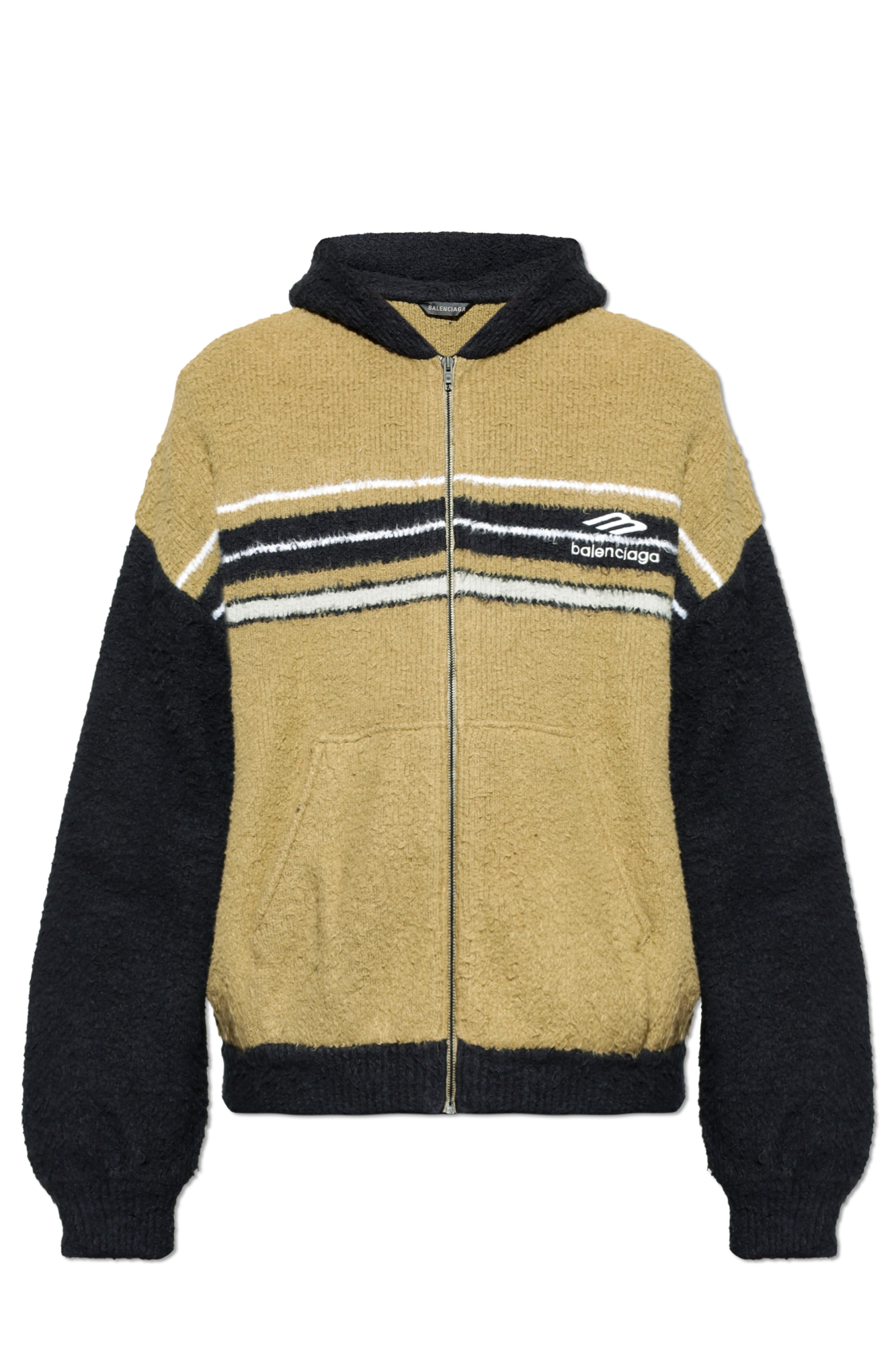 Balenciaga Bluza Z Logo, Mężczyźni, Zielony