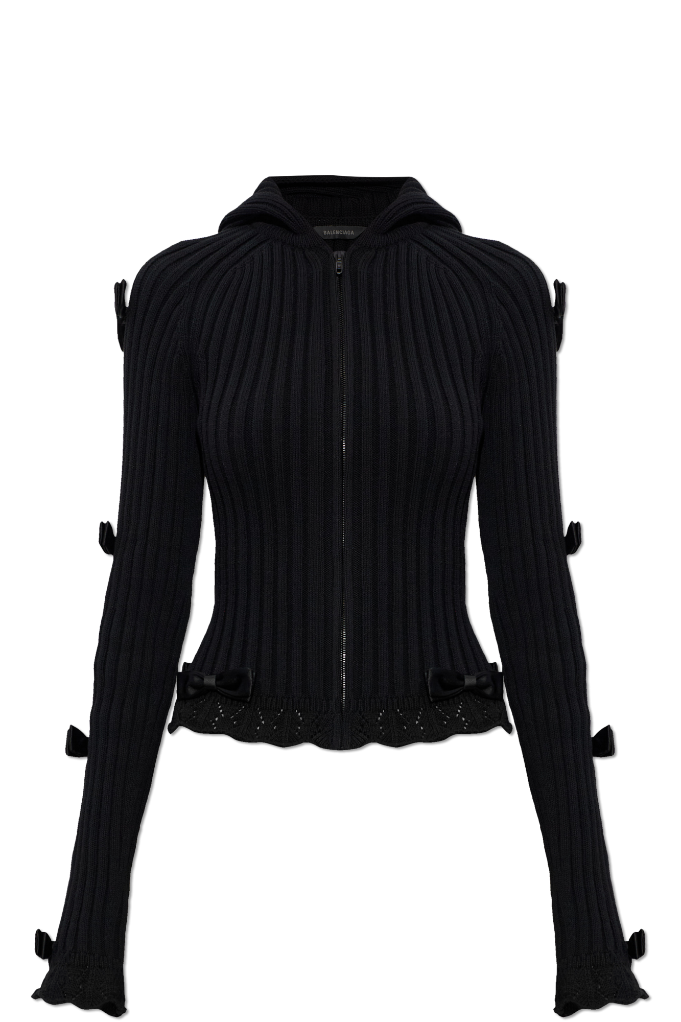 Balenciaga Bluza O Dopasowanym Kroju, Kobiety, Czarny