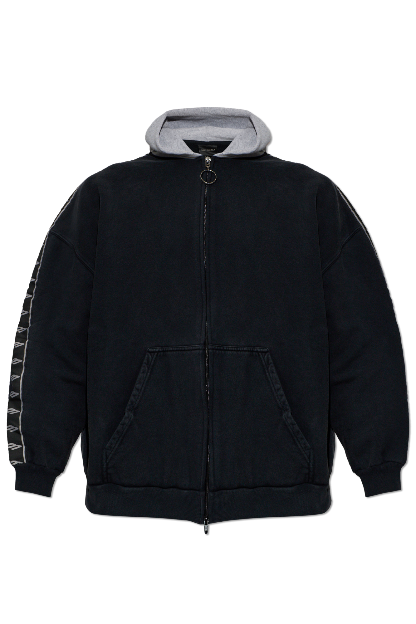 Balenciaga Bluza Z Kapturem, Mężczyźni, Czarny