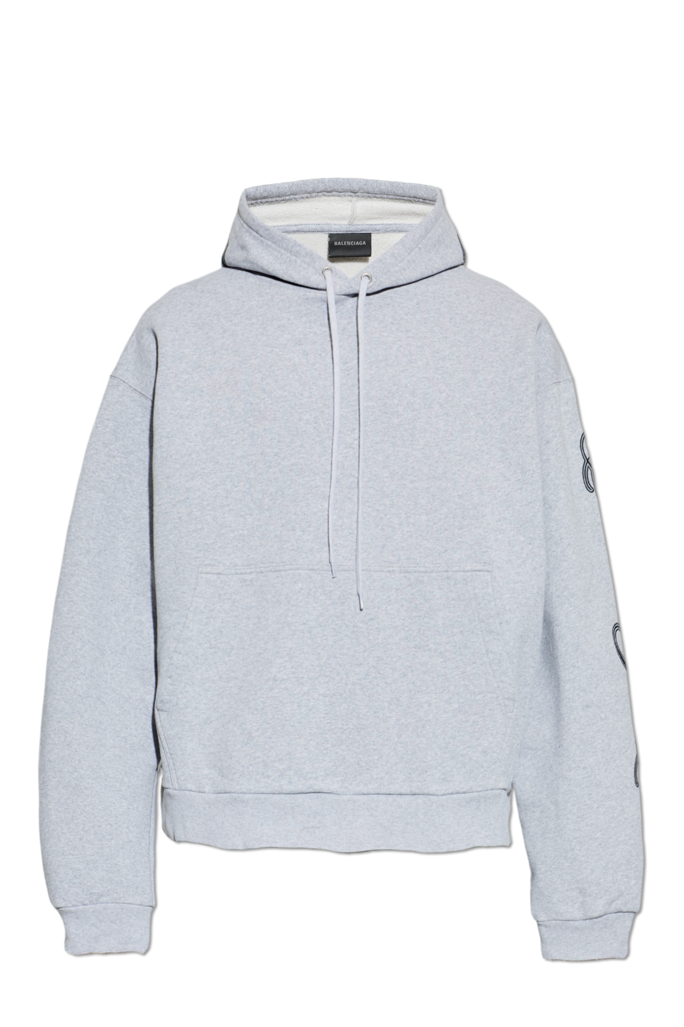 Balenciaga Bluza Z Kapturem, Mężczyźni, Szary