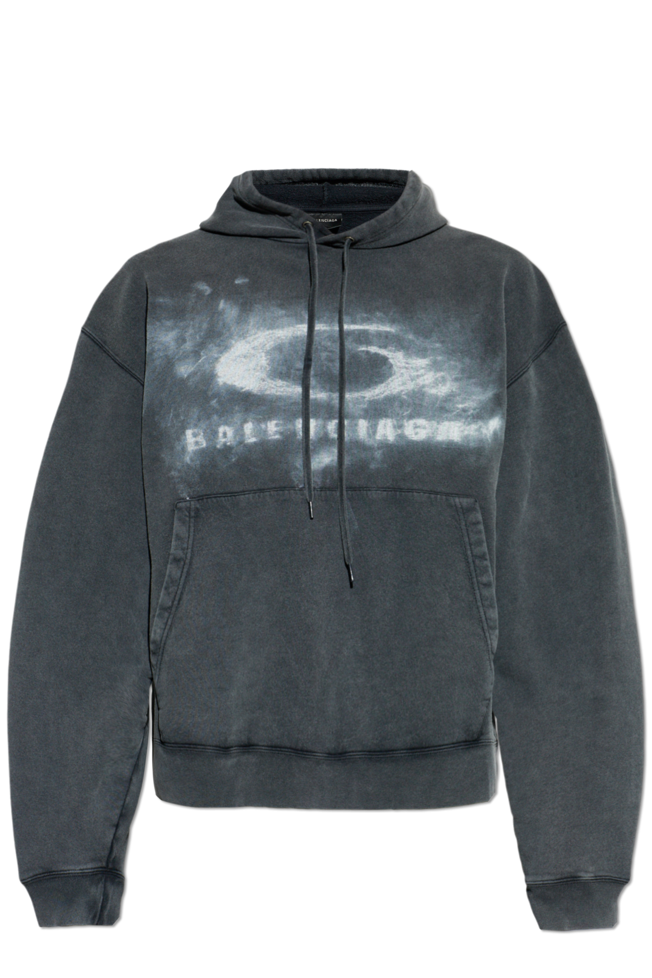 Balenciaga Bluza Z Kapturem, Mężczyźni, Szary