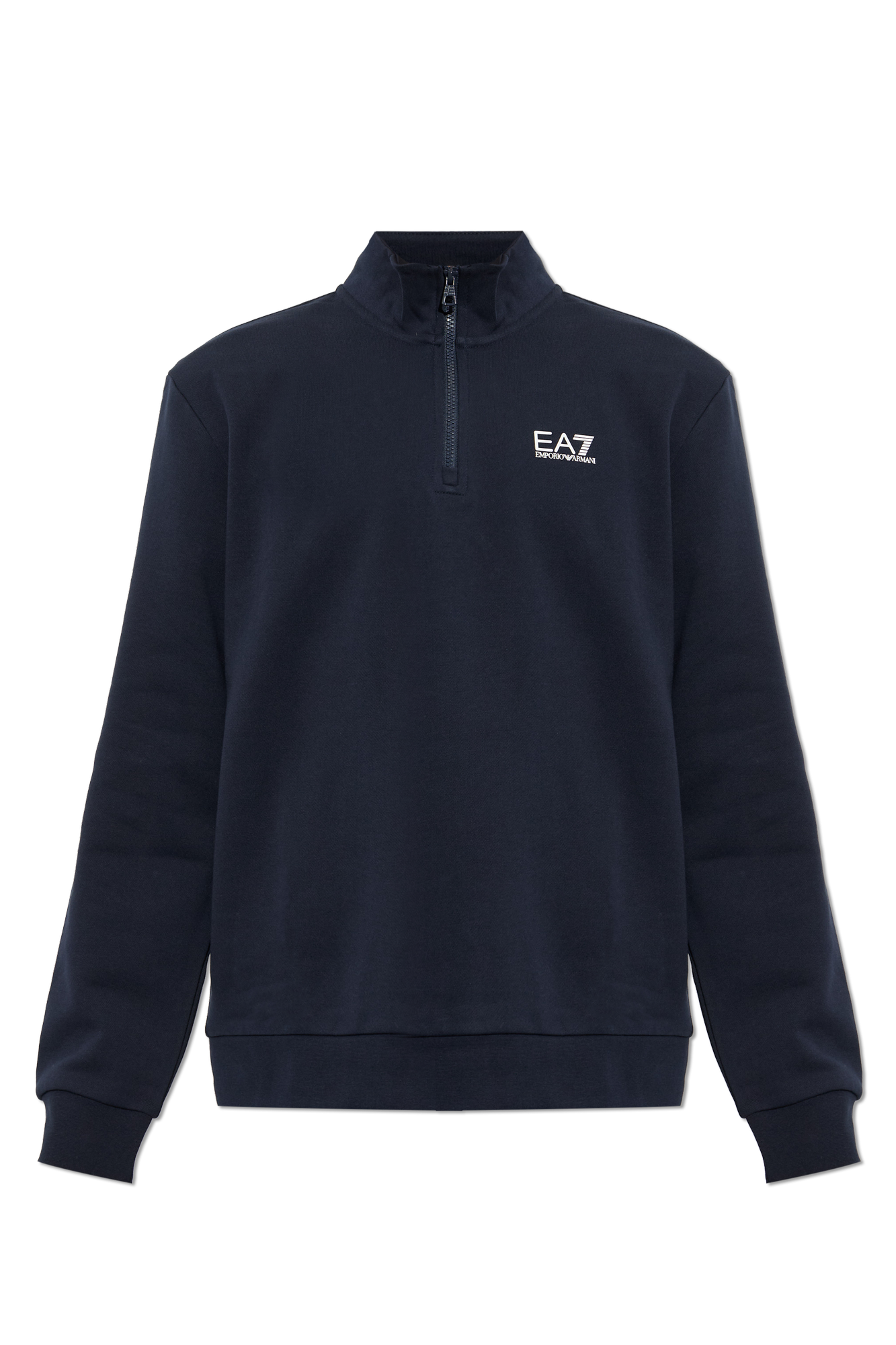 EA7 Emporio Armani Bluza Ze Stójką, Mężczyźni, Granatowy