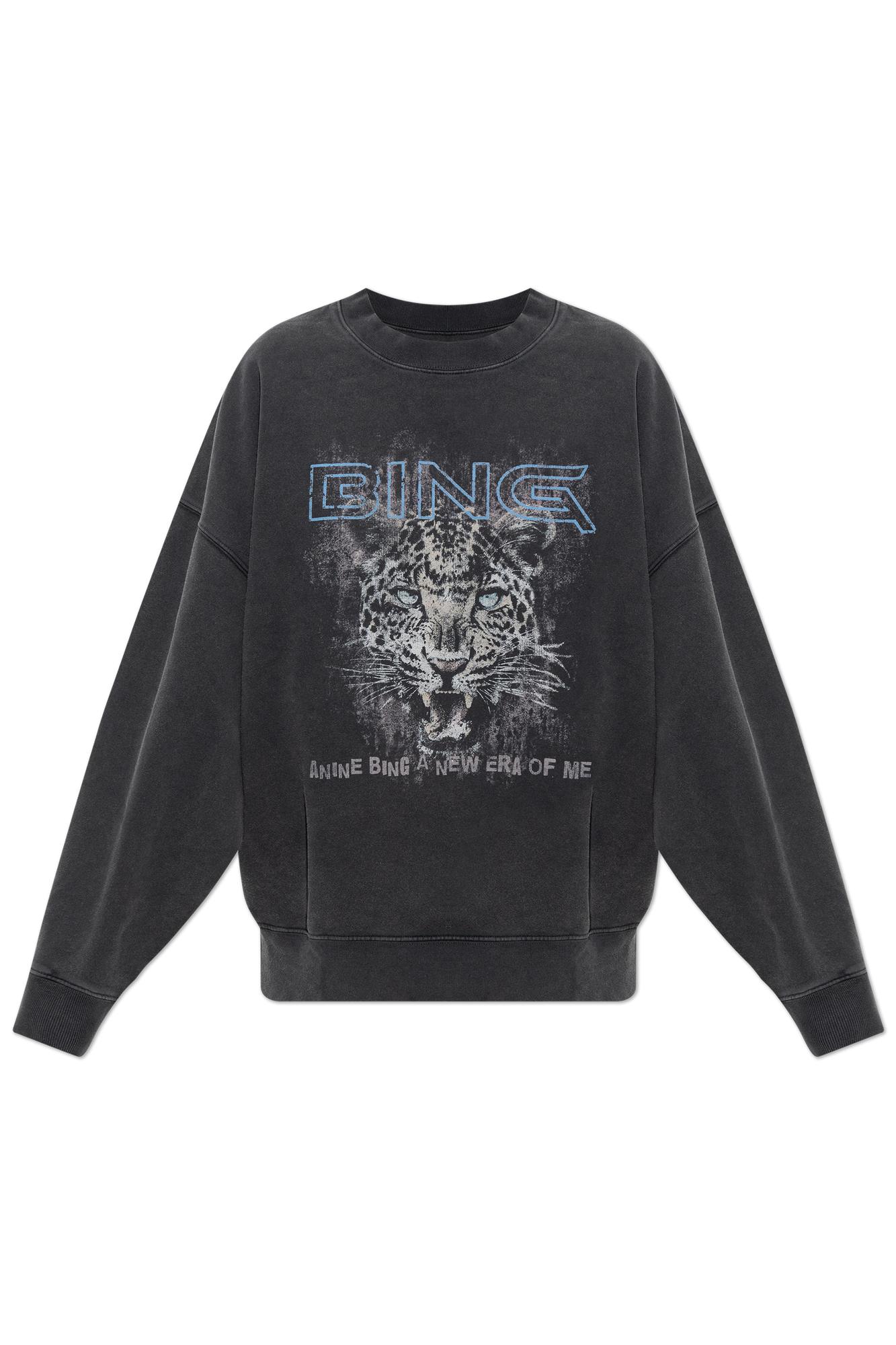 Anine Bing Bluza `Washed`, Kobiety, Czarny