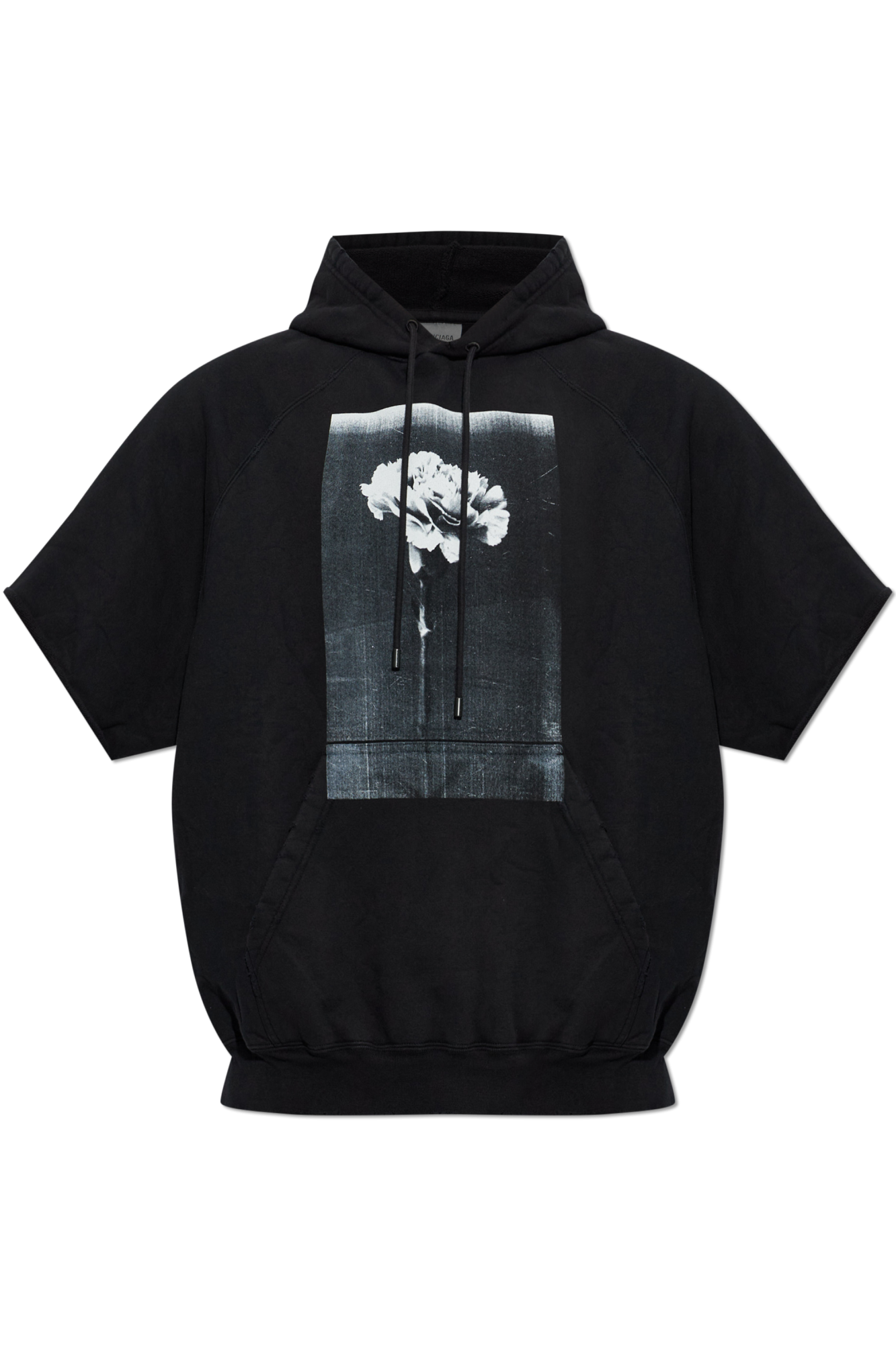 Balenciaga Bluza Z Kapturem, Mężczyźni, Czarny