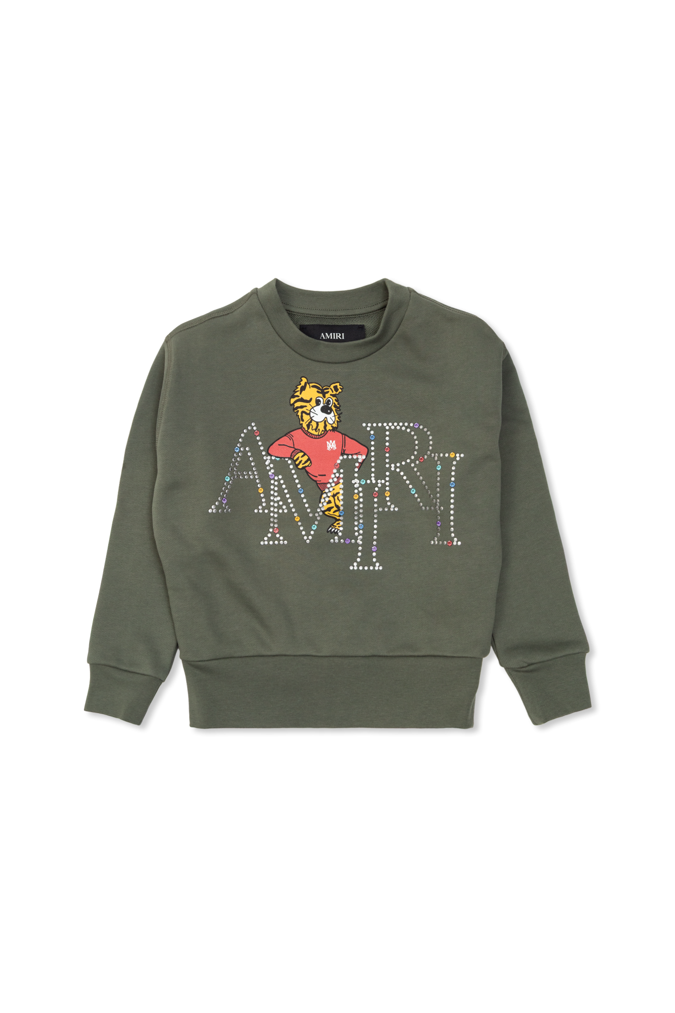 Amiri Kids Bluza Z Logo, Unisex, Zielony