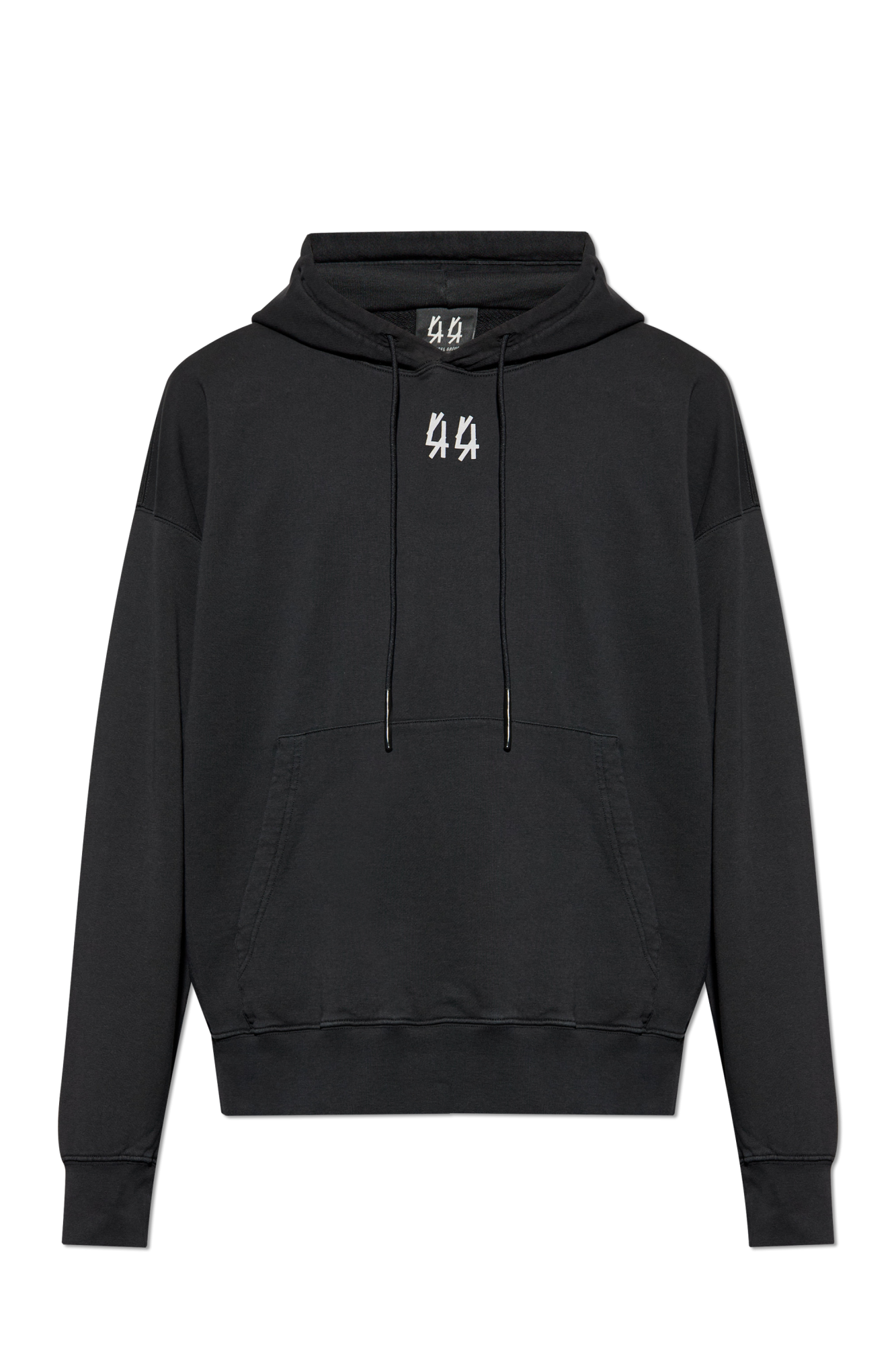 44 Label Group Bluza Z Logo, Mężczyźni, Czarny