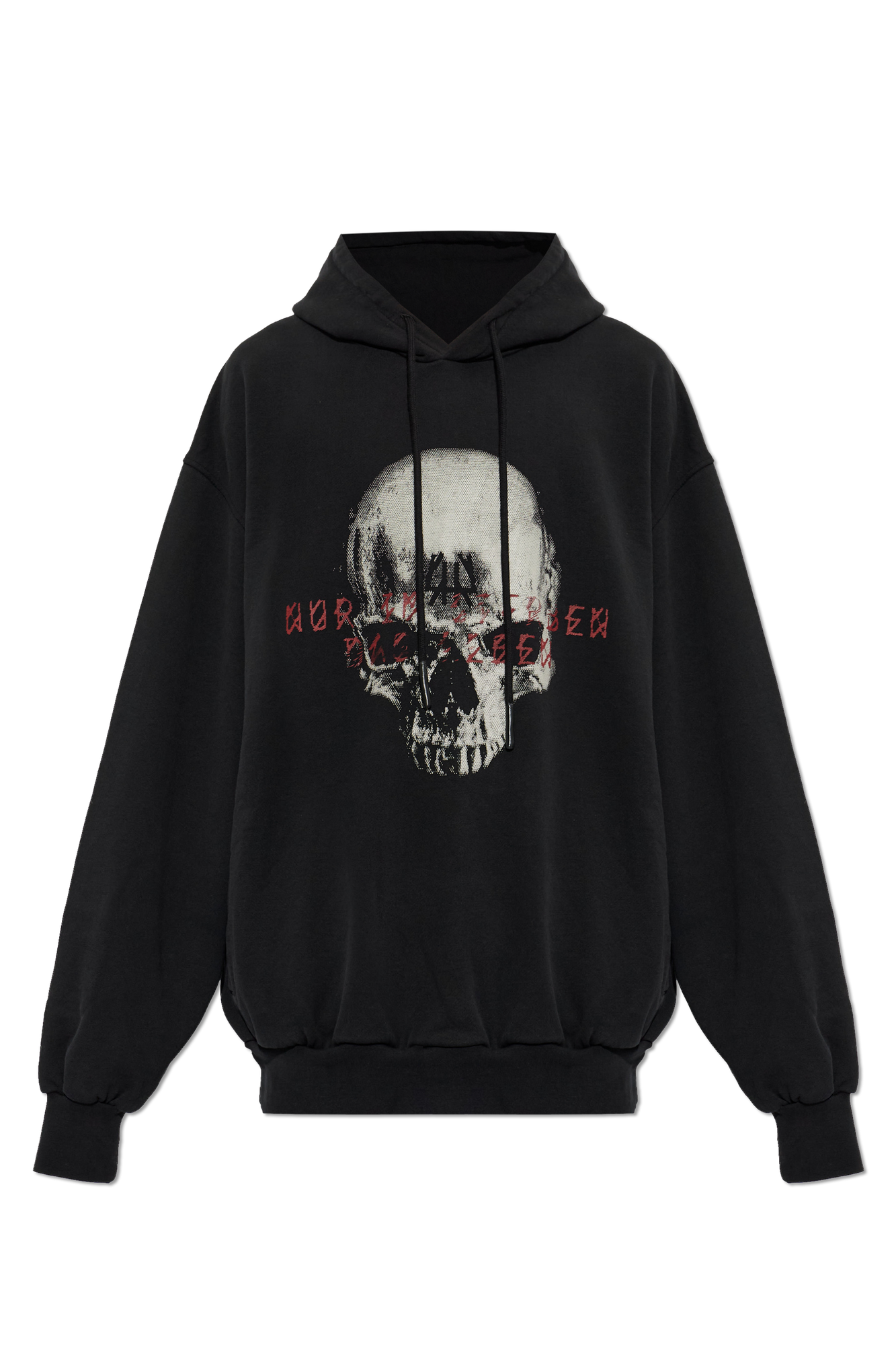 44 Label Group Bluza Z Kapturem, Mężczyźni, Czarny