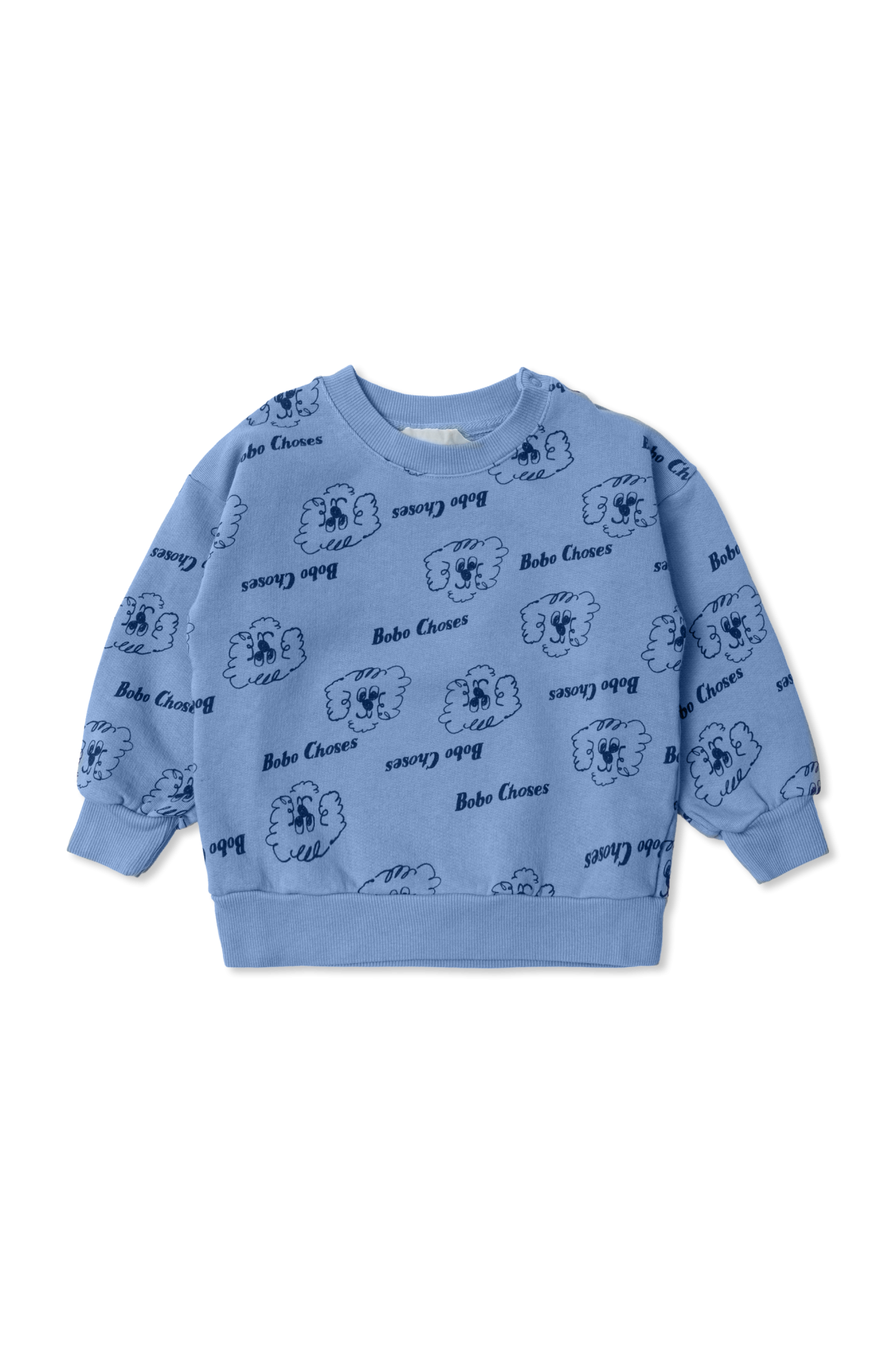 Bobo Choses T-shirt Z Nadrukiem, Unisex, Niebieski