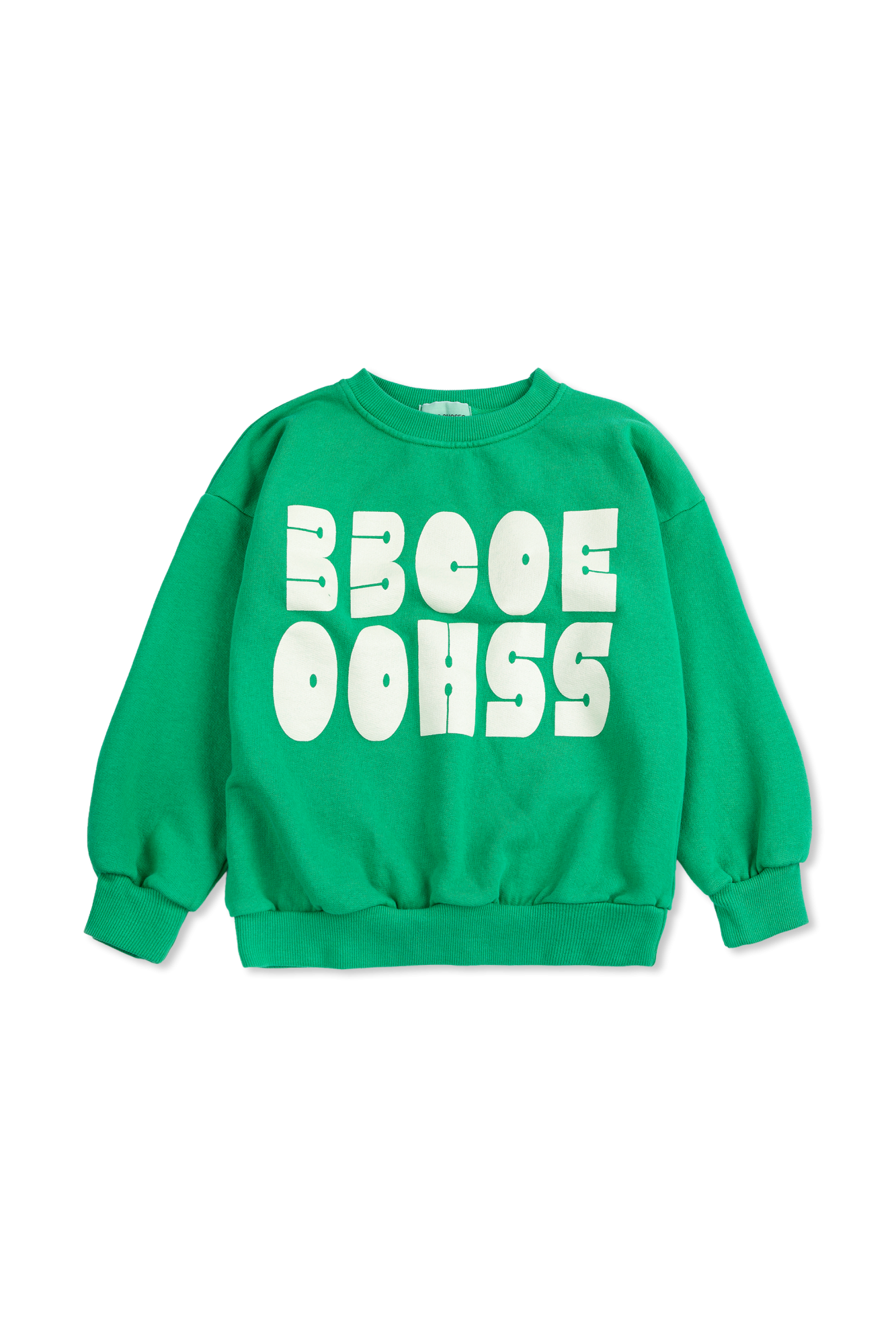 Bobo Choses Bluza Z Nadrukowanym Logo, Unisex, Zielony