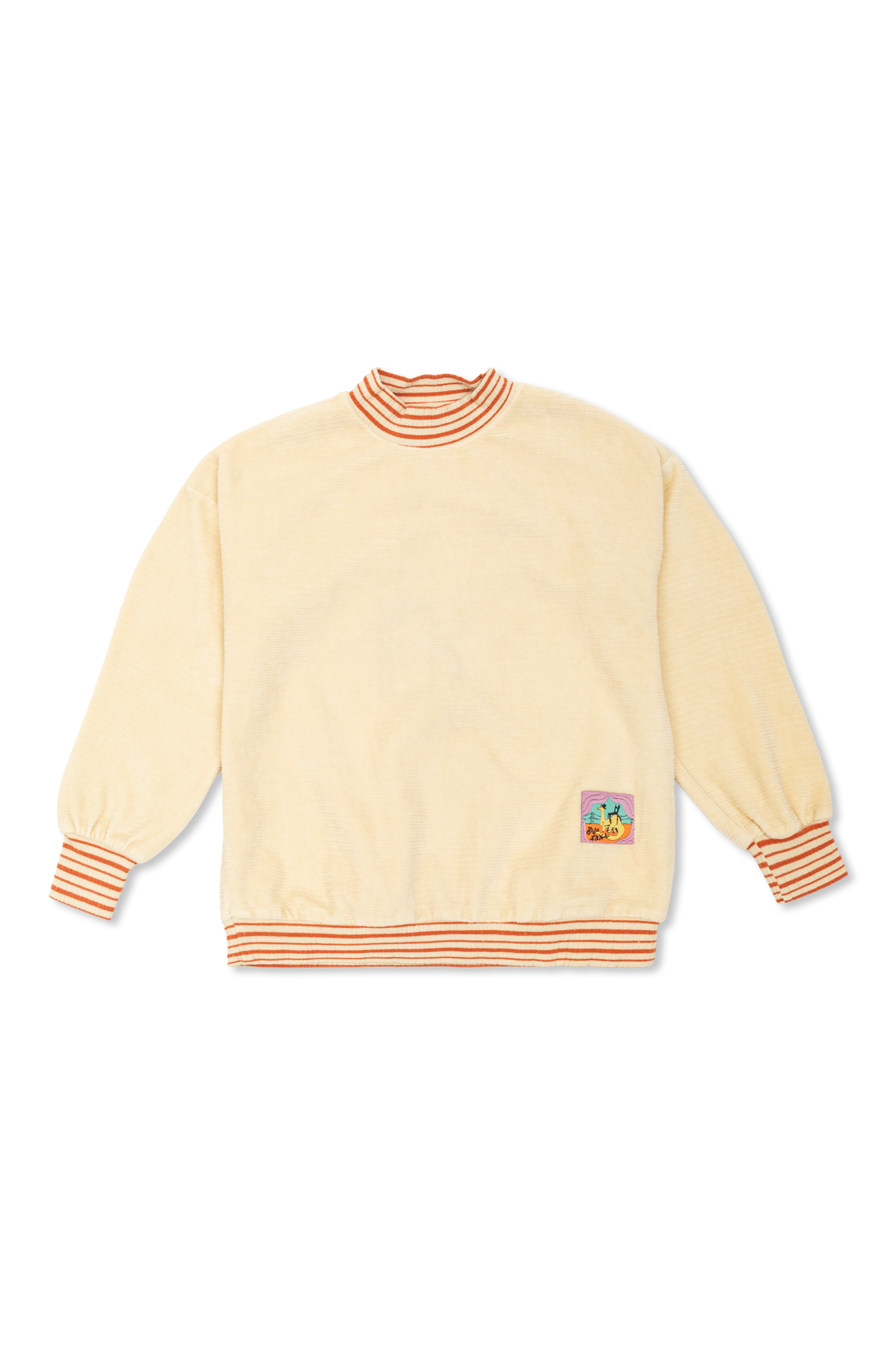 Bobo Choses Bawełniana Bluza Typu ‘oversize’, Unisex, Beżowy