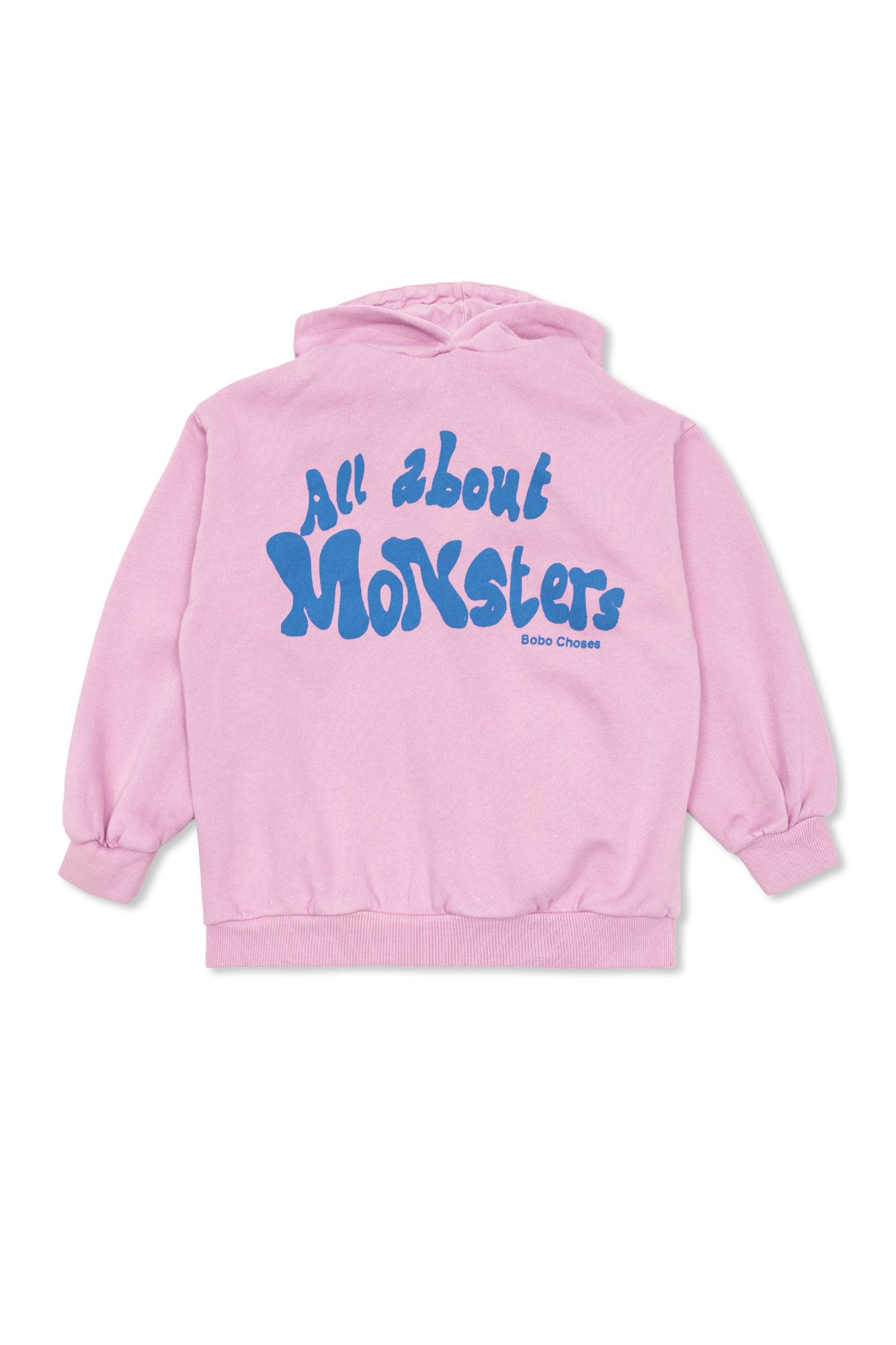 Bobo Choses Bawełniana Bluza Z Kapturem, Unisex, Różowy