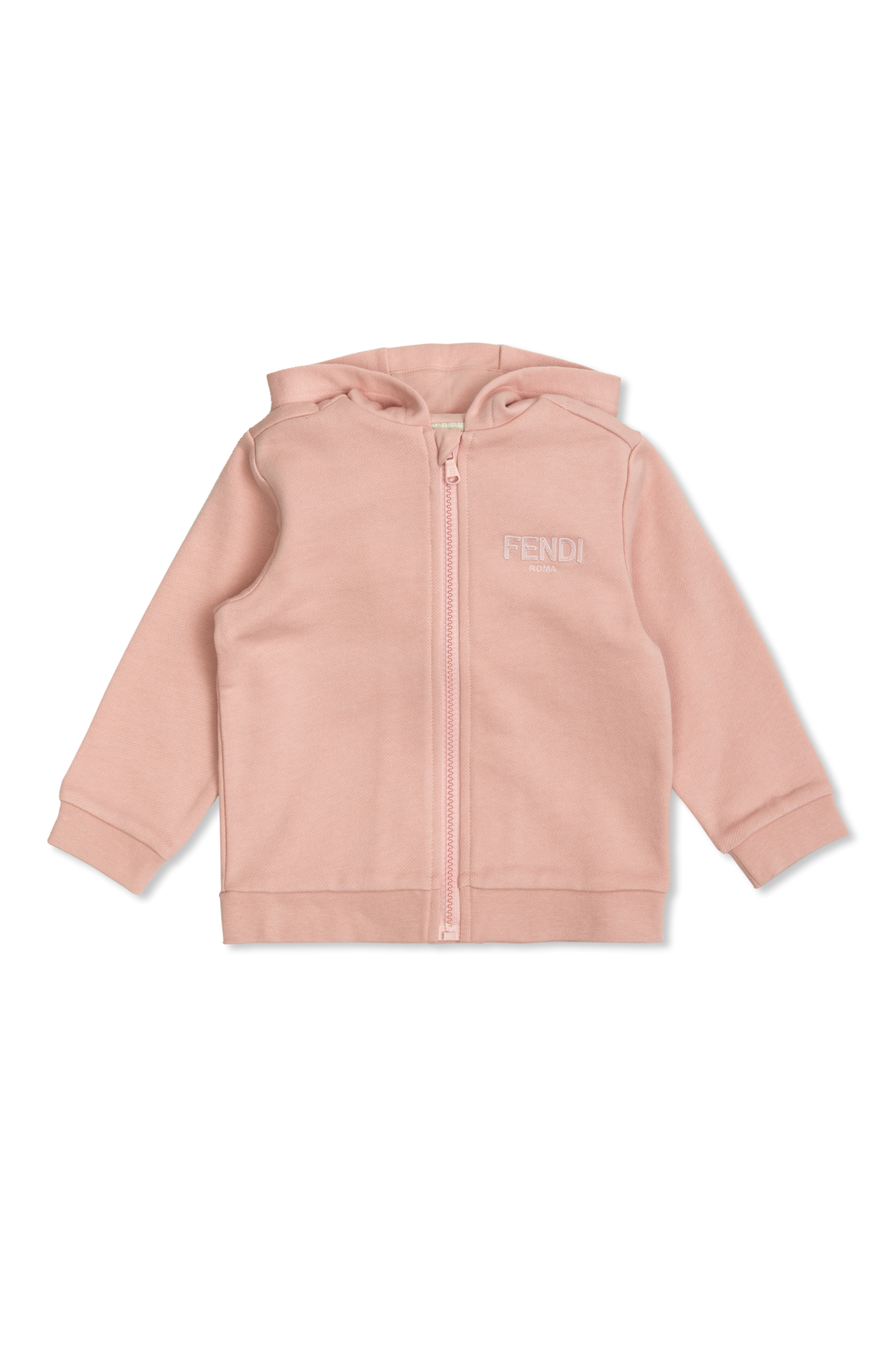 Fendi Kids Bluza Z Kapturem, Unisex, Różowy