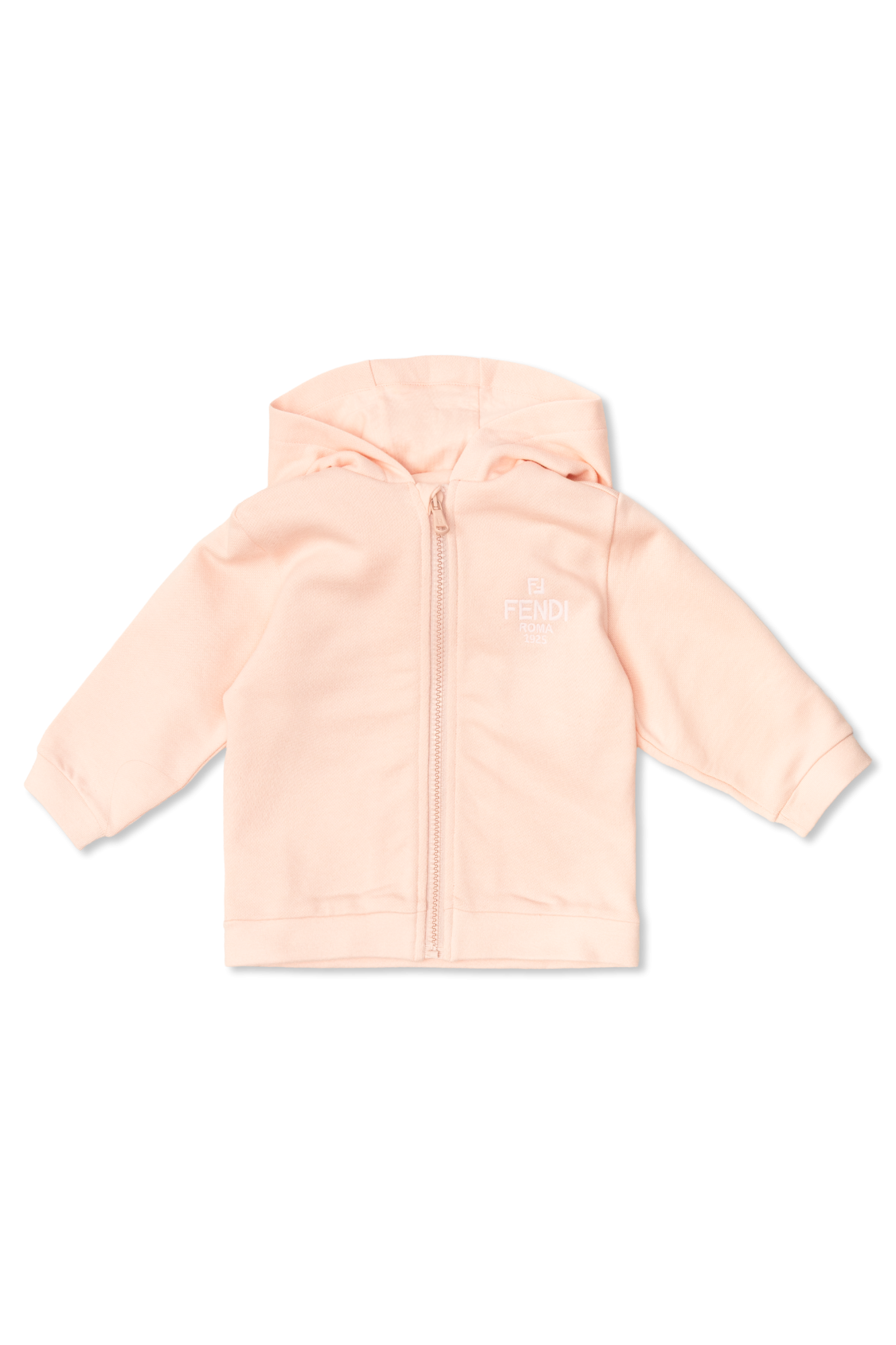 Fendi Kids Bluza Z Logo, Unisex, Różowy
