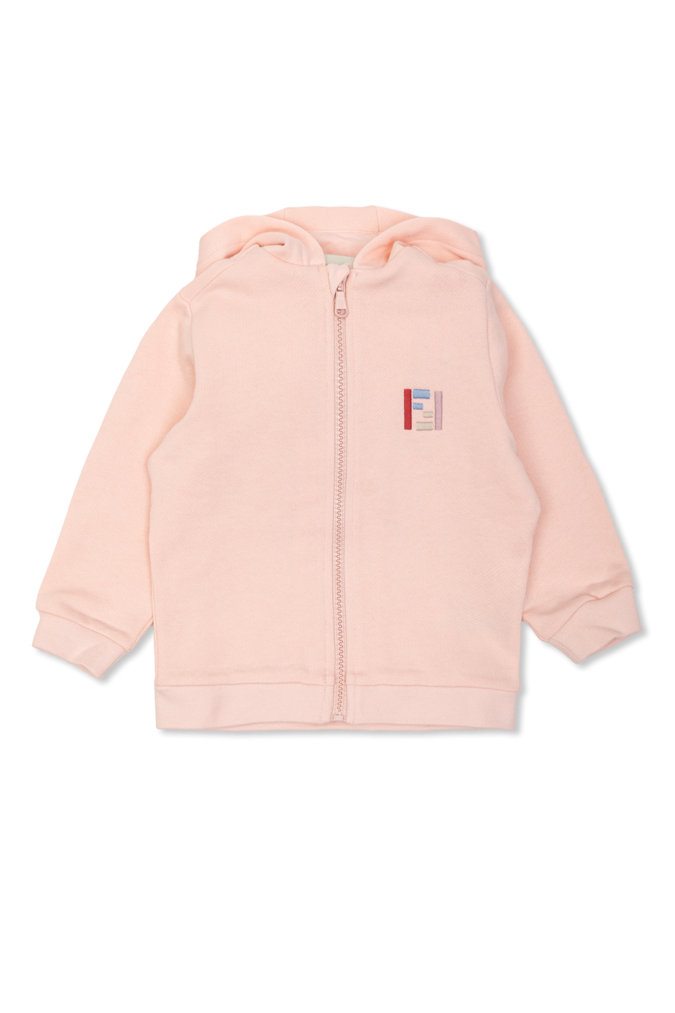 Fendi Kids Bluza Z Kapturem, Unisex, Różowy