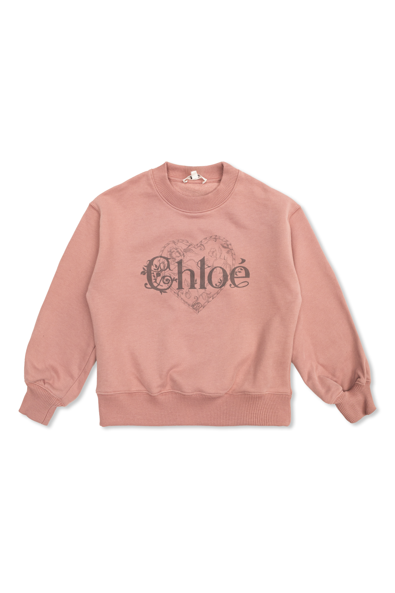 Chloé Kids Bluza Z Nadrukowanym Logo, Unisex, Różowy