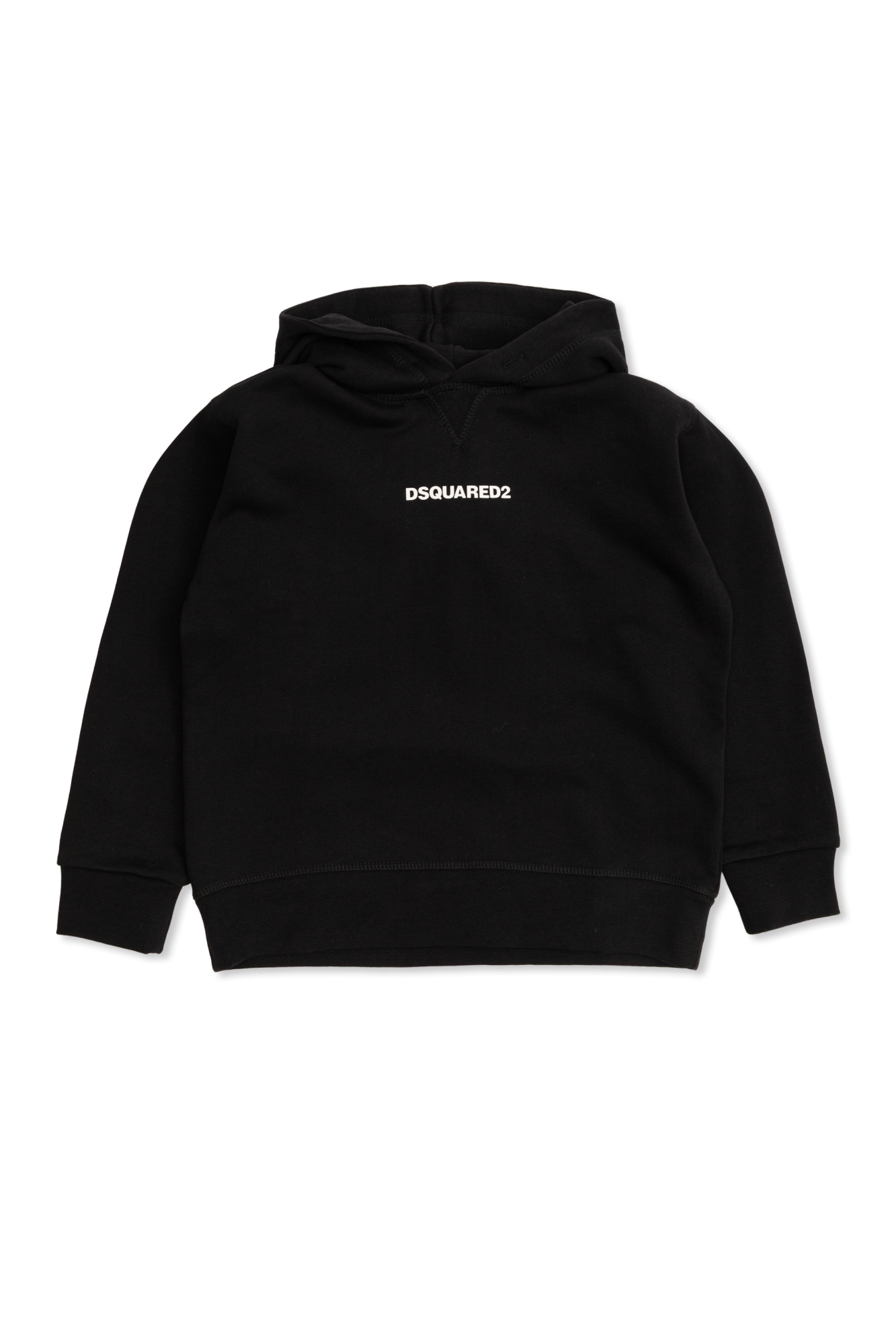 Dsquared2 Kids Bluza Z Logo, Unisex, Czarny