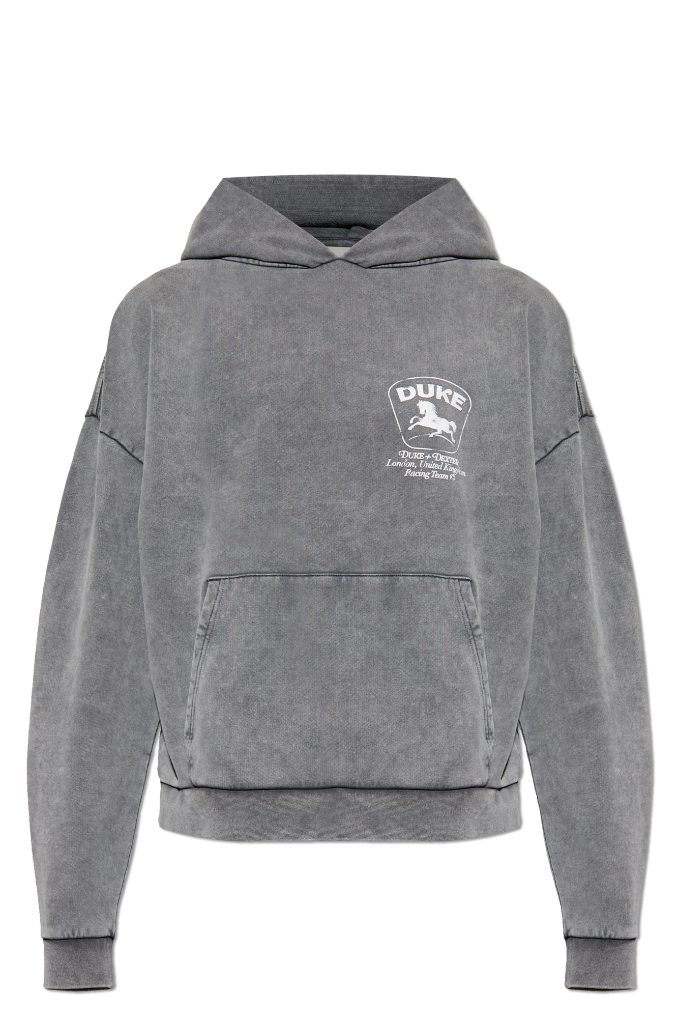 DUKE & DEXTER Bluza Z Logo, Mężczyźni, Szary