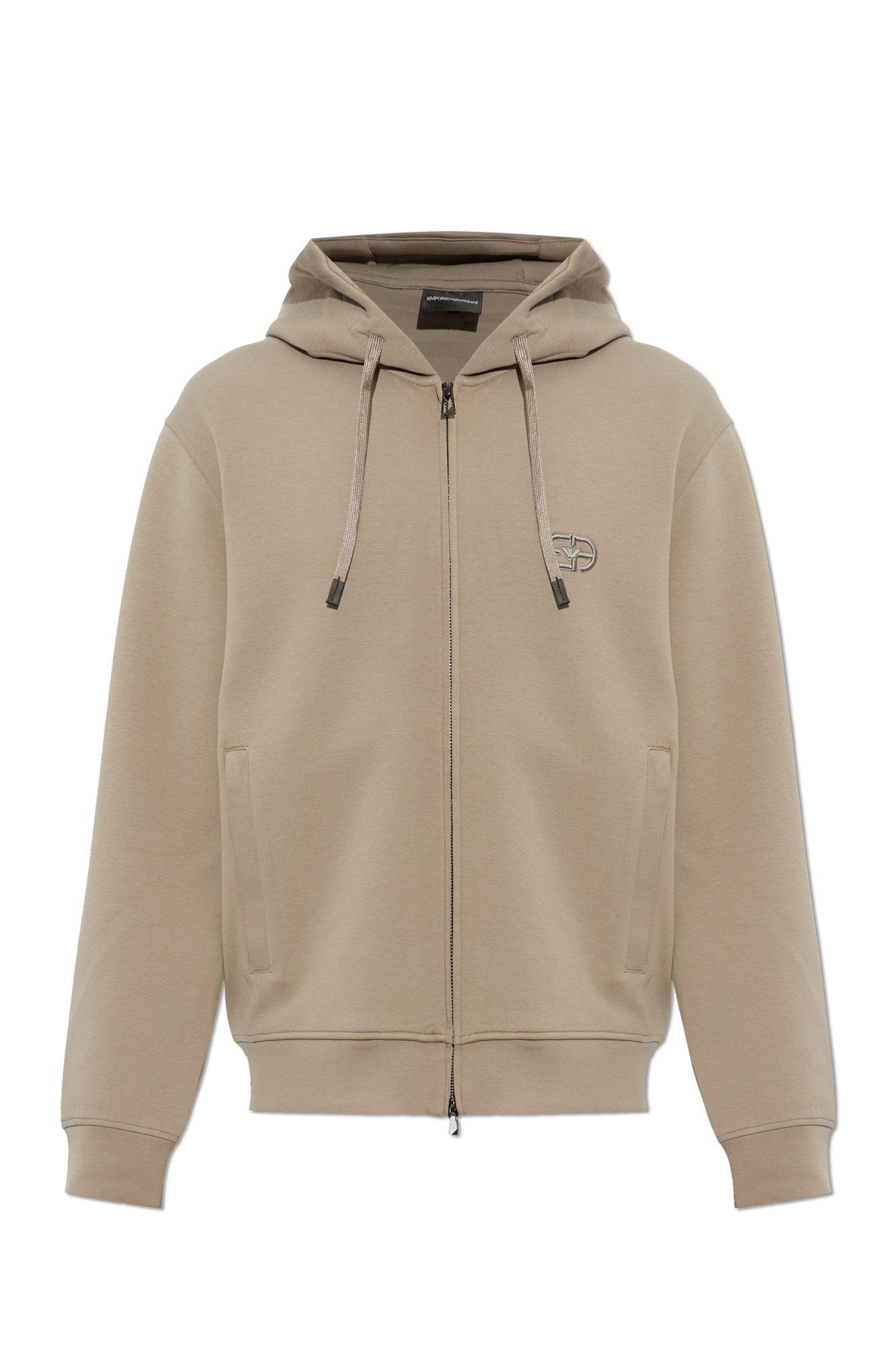 Emporio Armani Bluza Z Kapturem, Mężczyźni, Beżowy