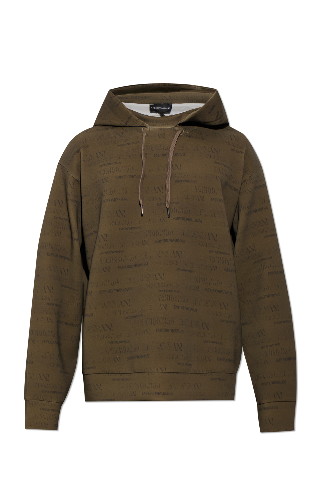 Emporio Armani Bluza Z Monogramem, Mężczyźni, Zielony