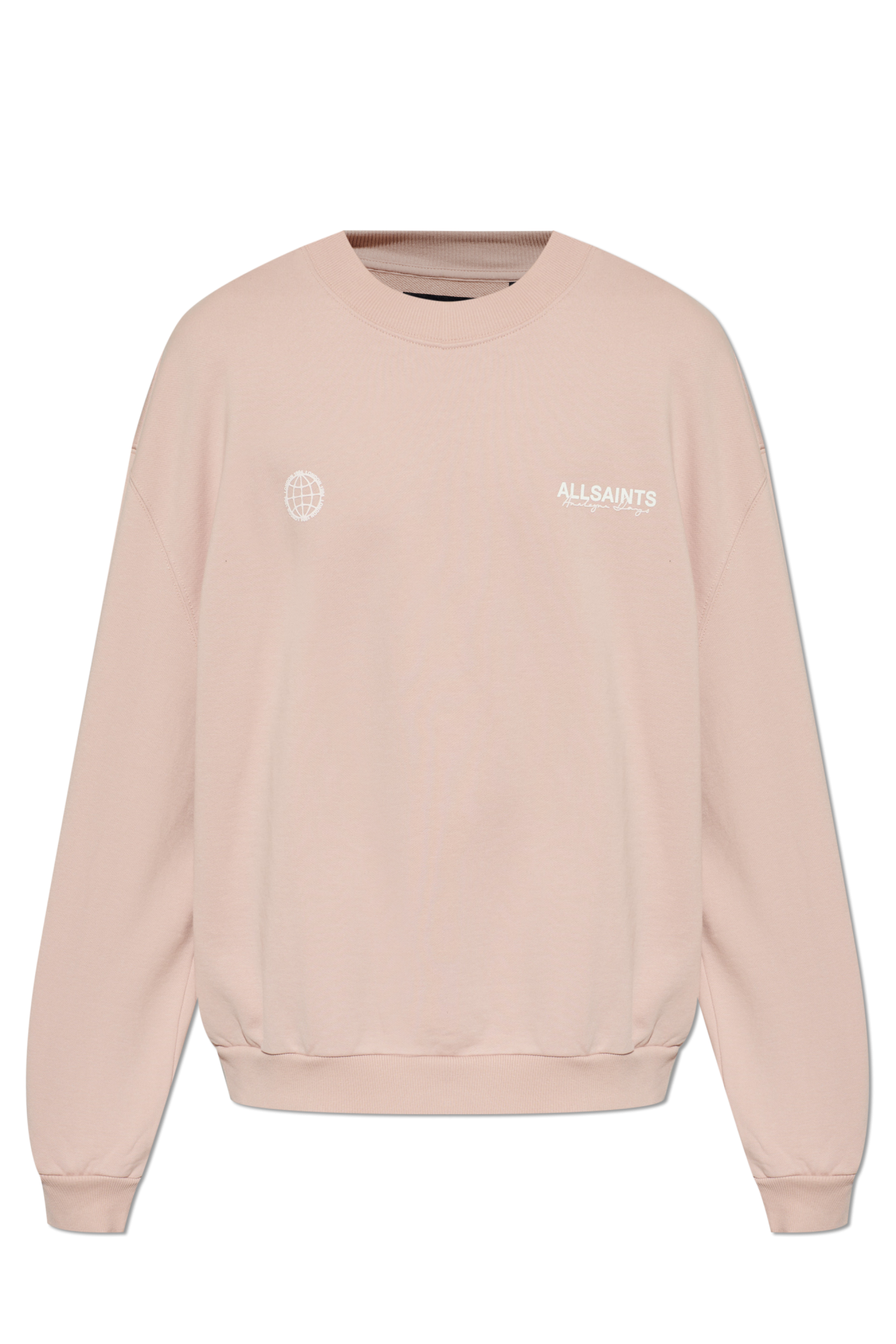 AllSaints Bluza ‘Emblem’, Mężczyźni, Różowy