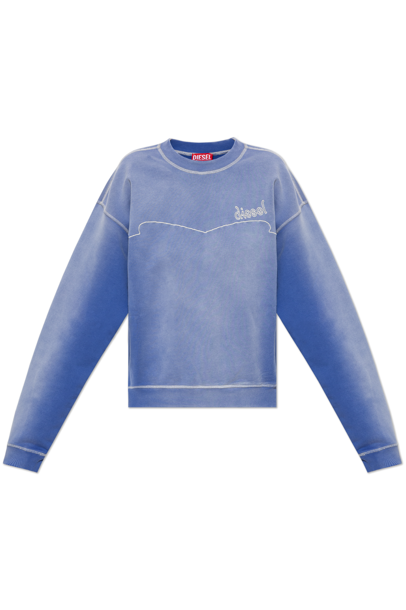 Diesel Bluza ‘F-CREW’, Kobiety, Niebieski