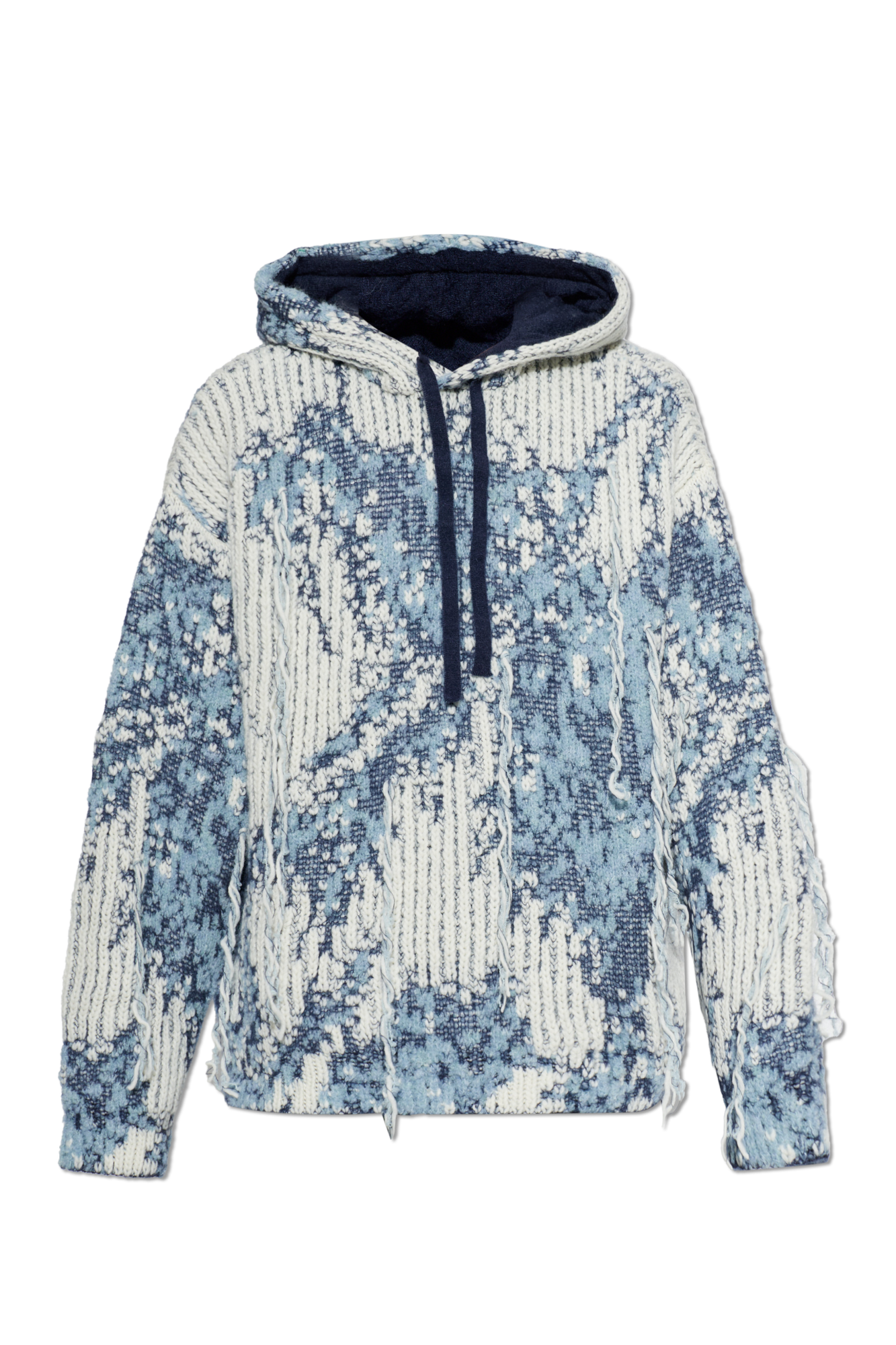 Laneus Bluza Z Kapturem, Mężczyźni, Niebieski