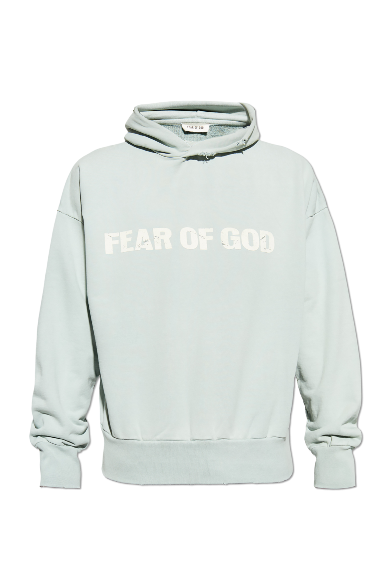 Fear Of God Bluza Z Kapturem, Mężczyźni, Jasnoniebieski
