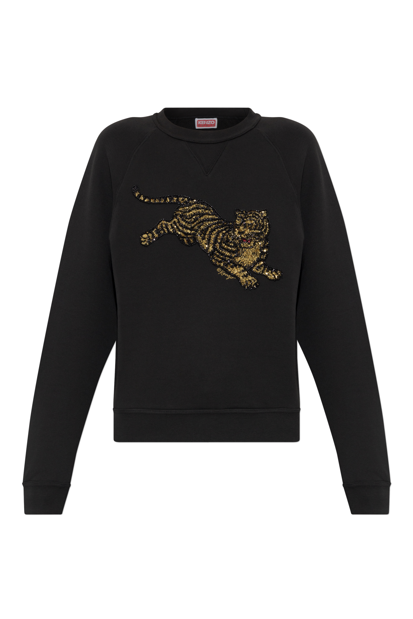 Kenzo Bluza Z Połyskującymi Cekinami, Kobiety, Czarny
