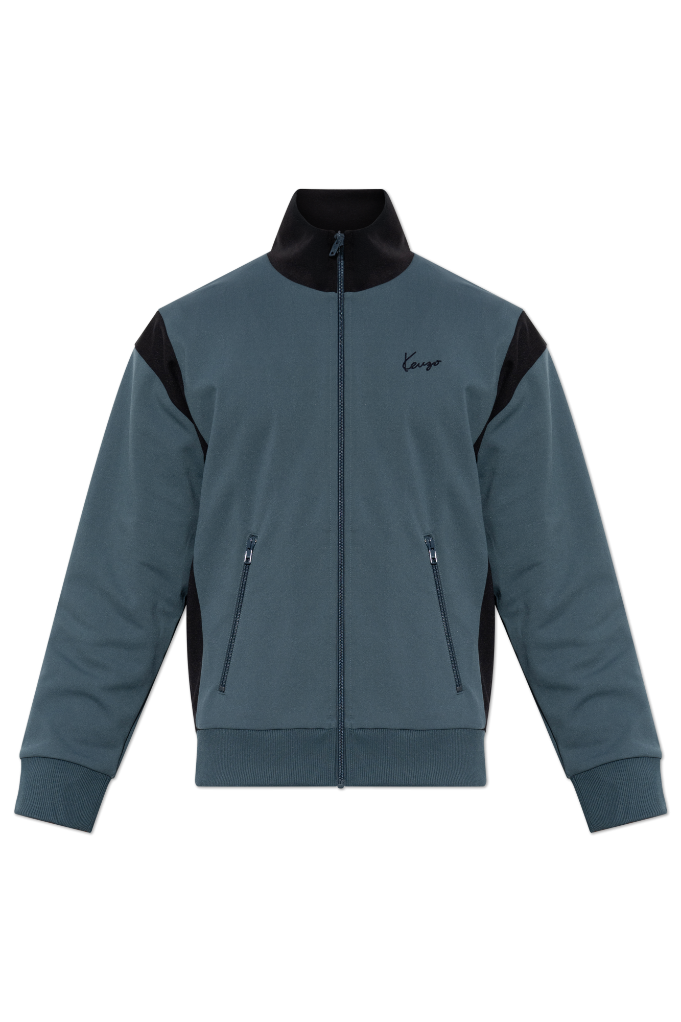 Kenzo Bluza Z Logo, Mężczyźni, Niebieski