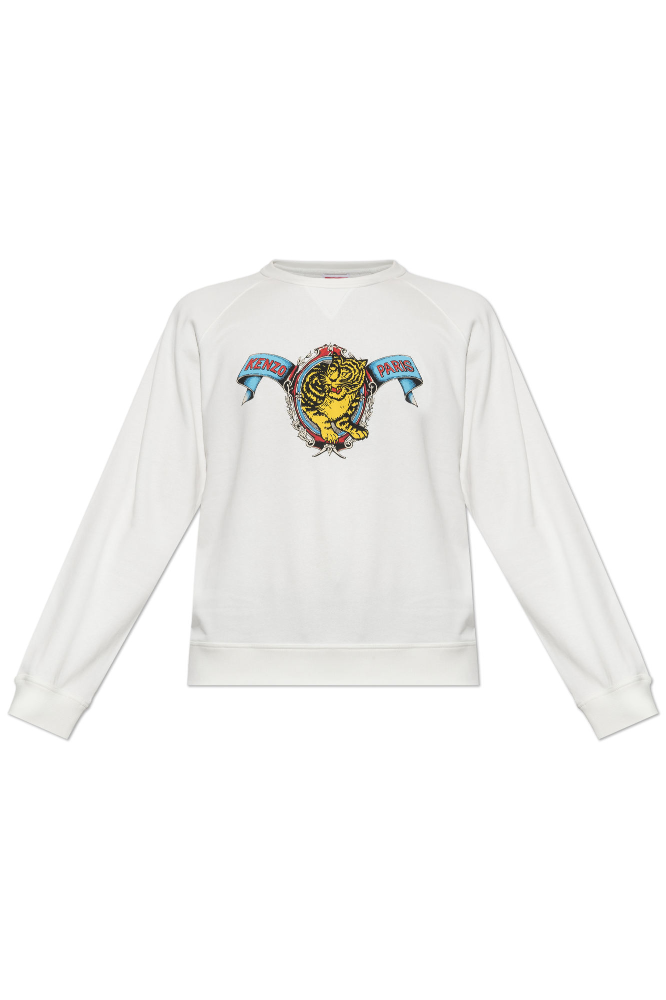 Kenzo Bluza Z Nadrukiem, Mężczyźni, Biały