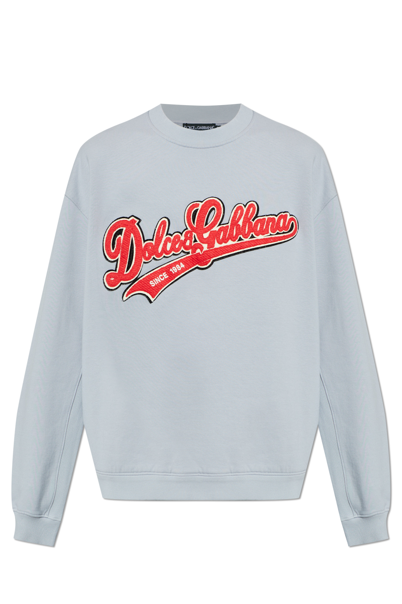 Dolce & Gabbana Bluza Z Logo, Mężczyźni, Szary