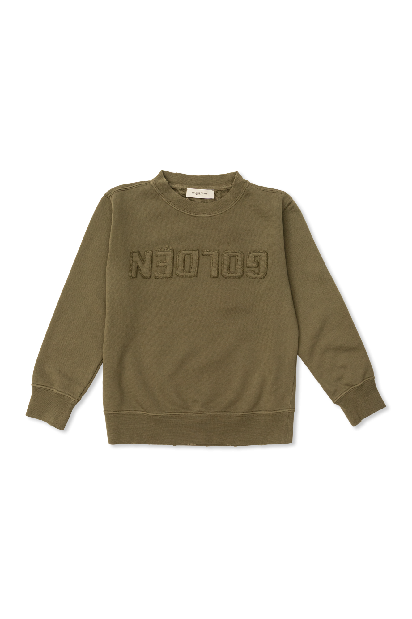 Golden Goose Kids Bluza Z Logo, Unisex, Zielony
