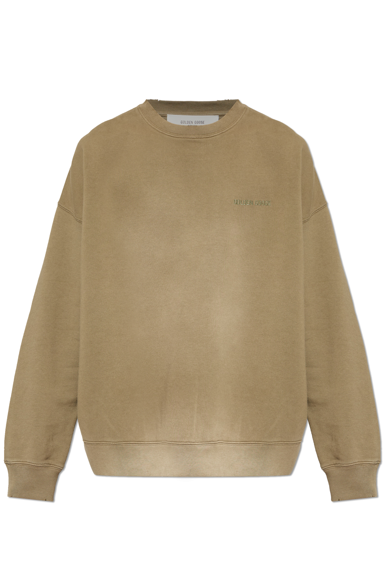 Golden Goose Bluza Z Efektem `vintage`, Mężczyźni, Zielony