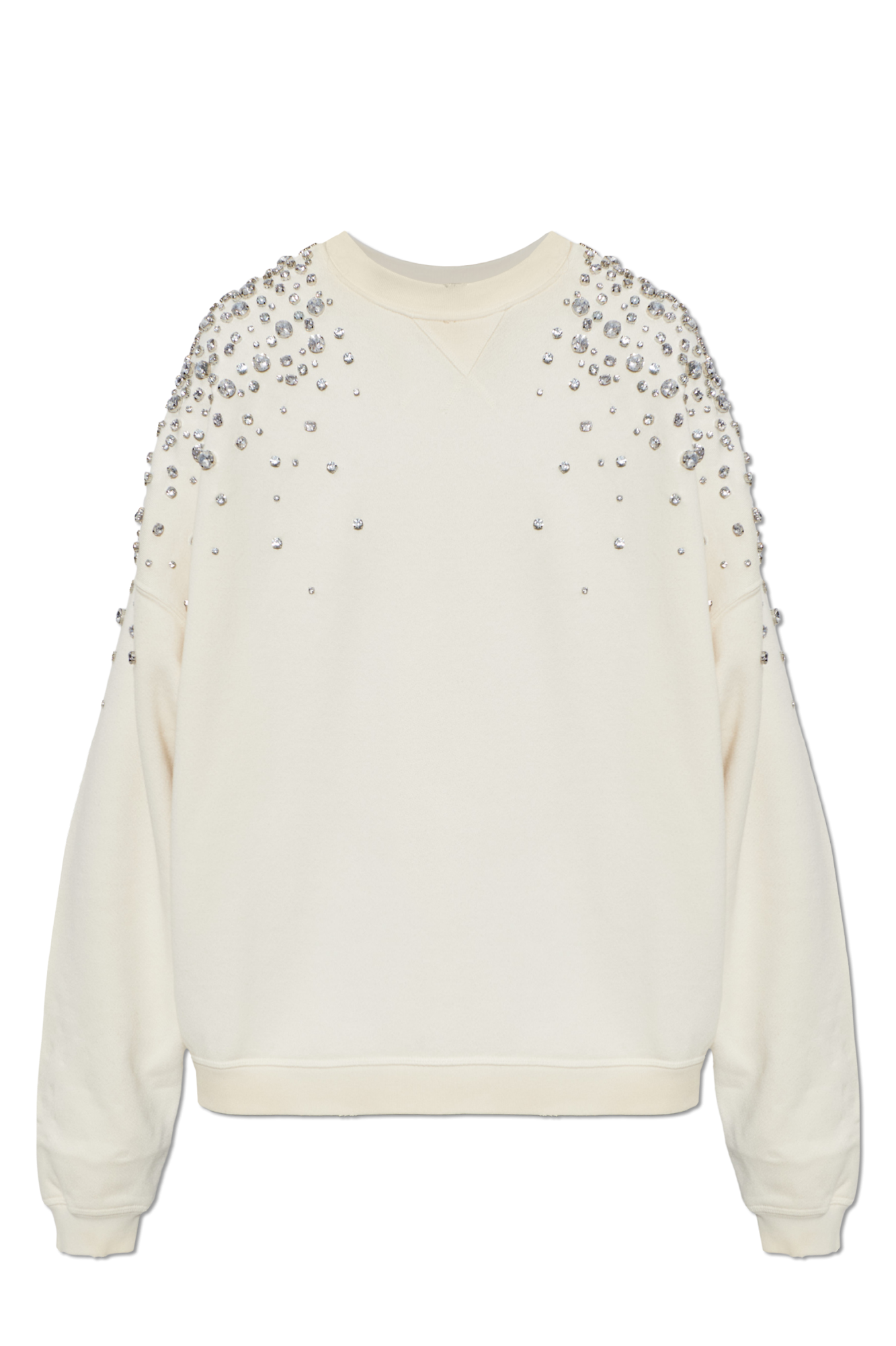 Golden Goose Bluza Z Połyskującymi Aplikacjami, Kobiety, Kremowy