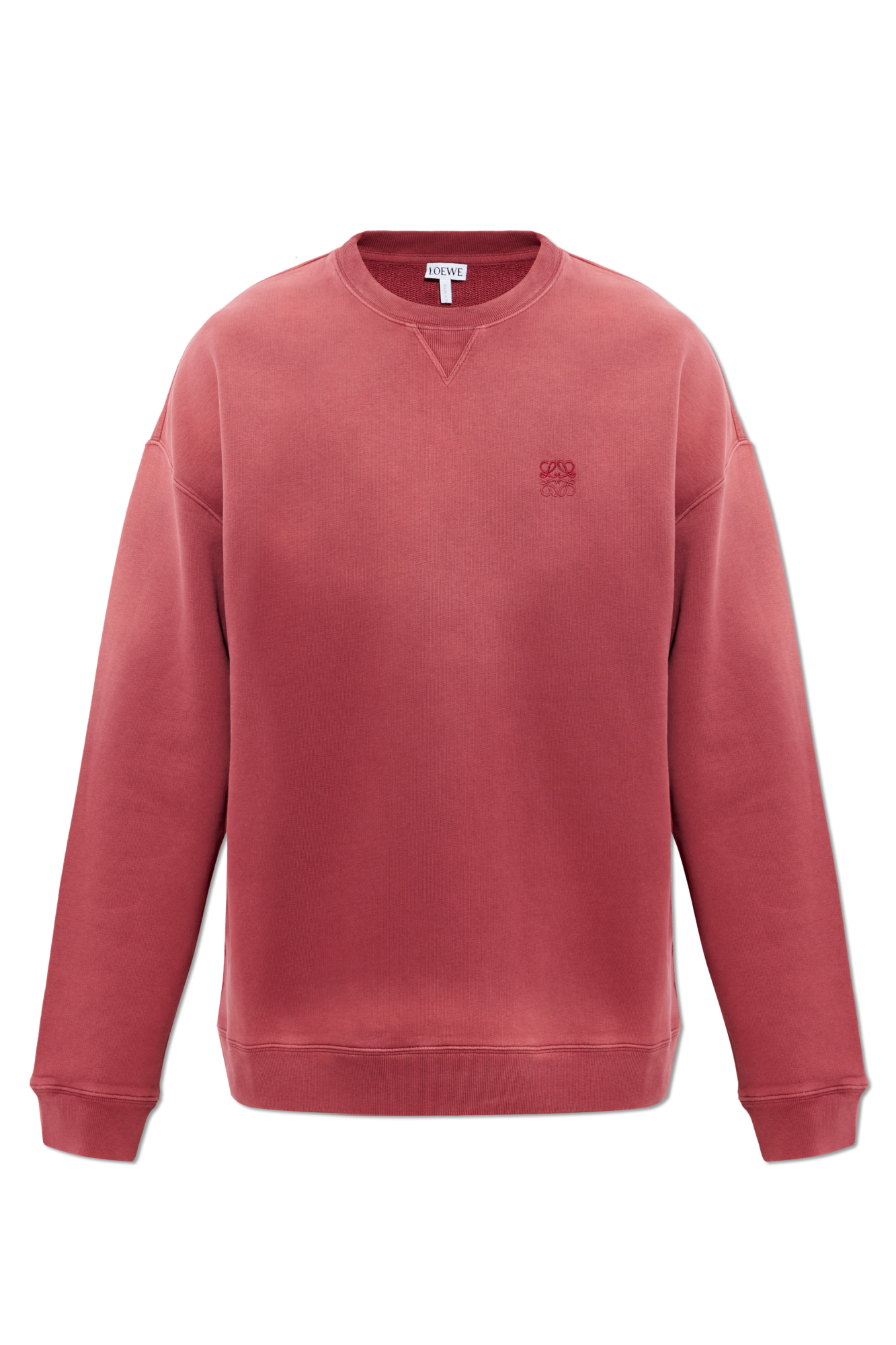 Loewe Bluza Z Wyszytym Logo, Mężczyźni, Czerwony