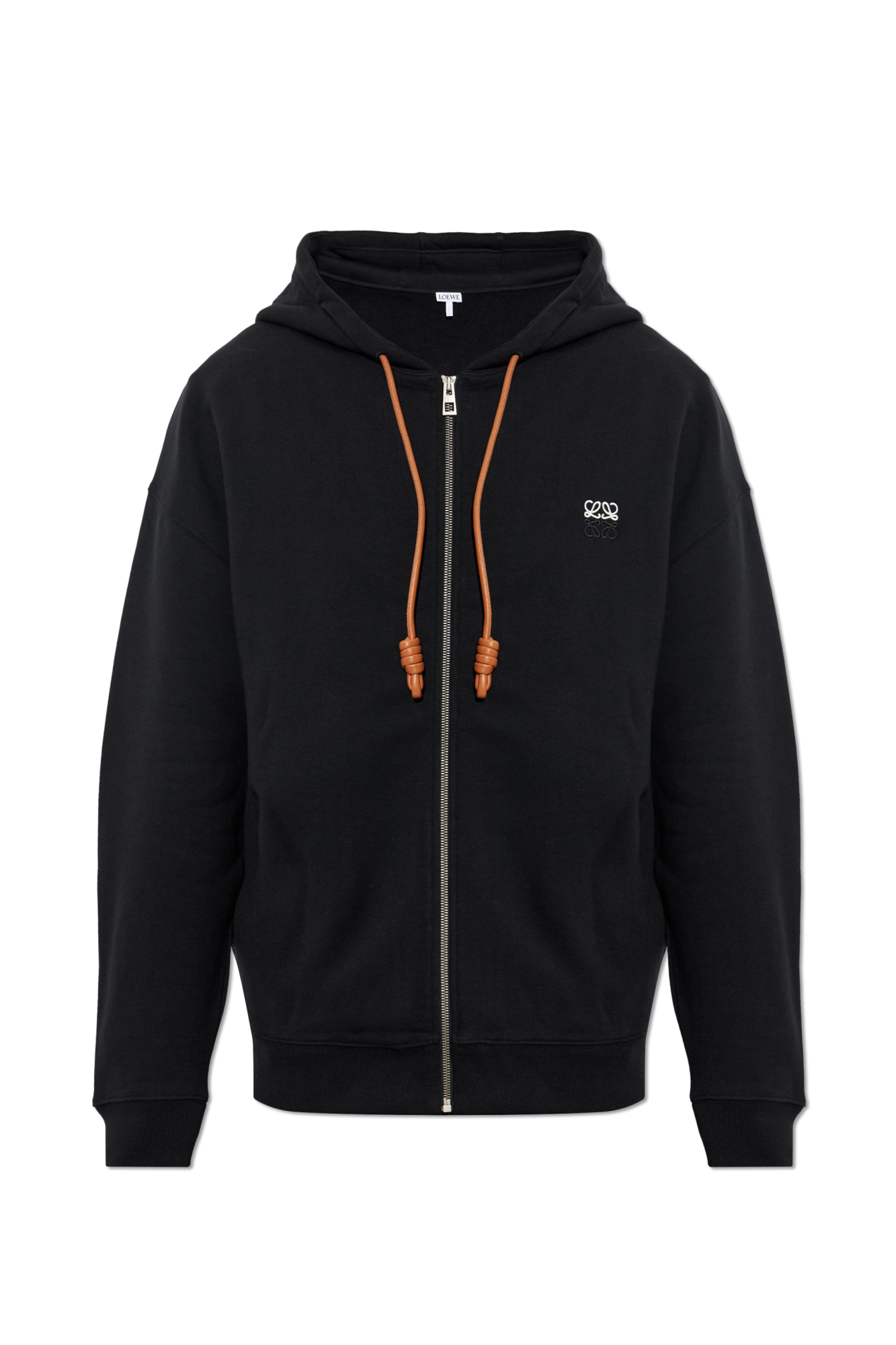 Loewe Bluza Z Kapturem, Mężczyźni, Czarny