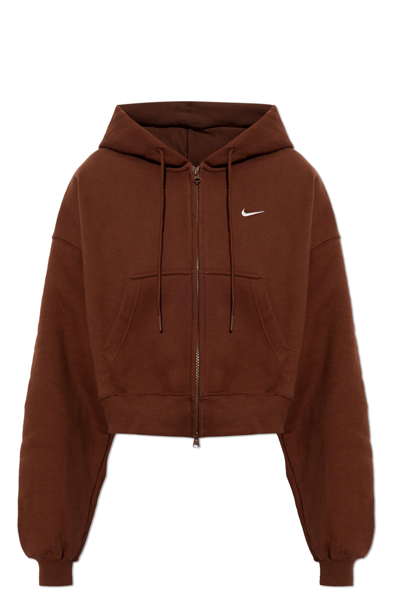 Nike Bluza Z Kapturem, Kobiety, Brązowy