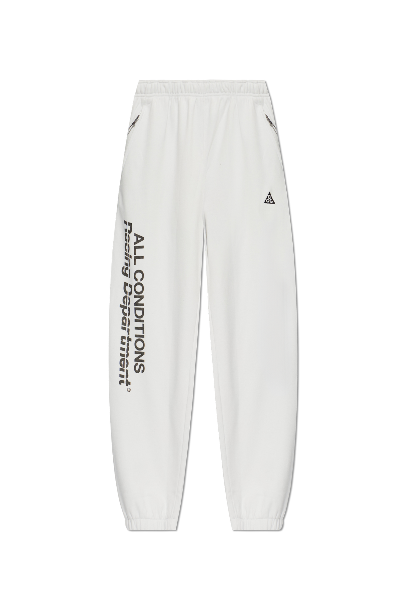 Nike Spodnie Dresowe Ze ściągaczami W Nogawkach, Mężczyźni, Biały